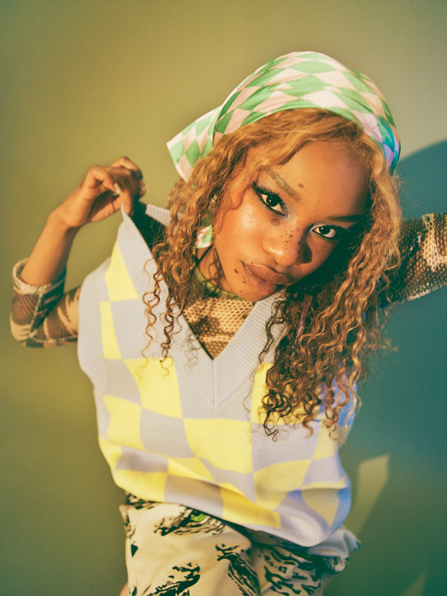 Lazy Oaf Pick N Mix Check Vest - Image 5