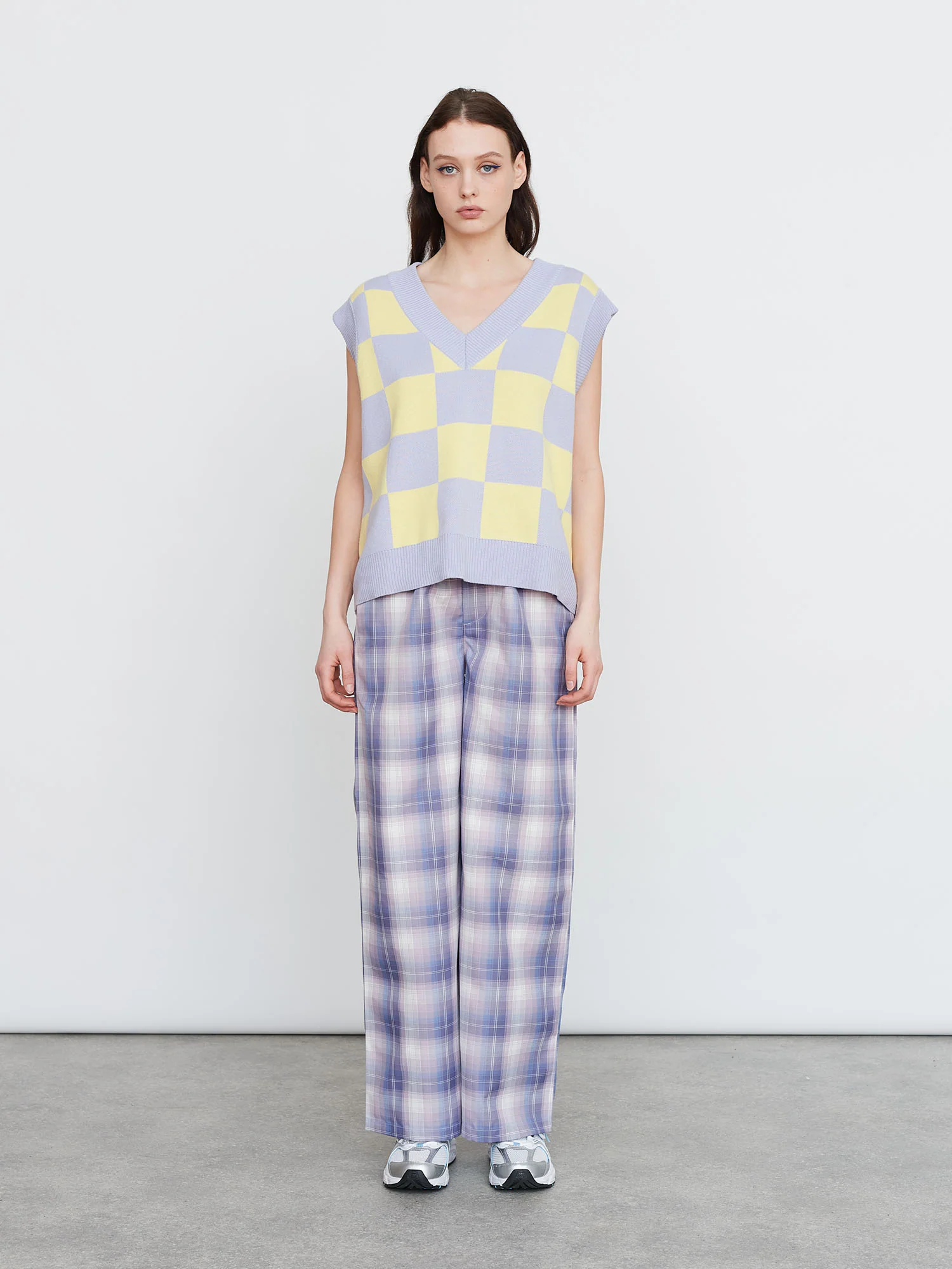 Lazy Oaf Pick N Mix Check Vest - Image 6
