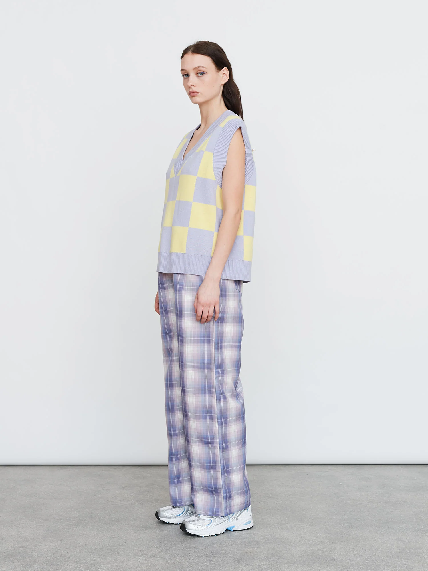 Lazy Oaf Pick N Mix Check Vest - Image 7