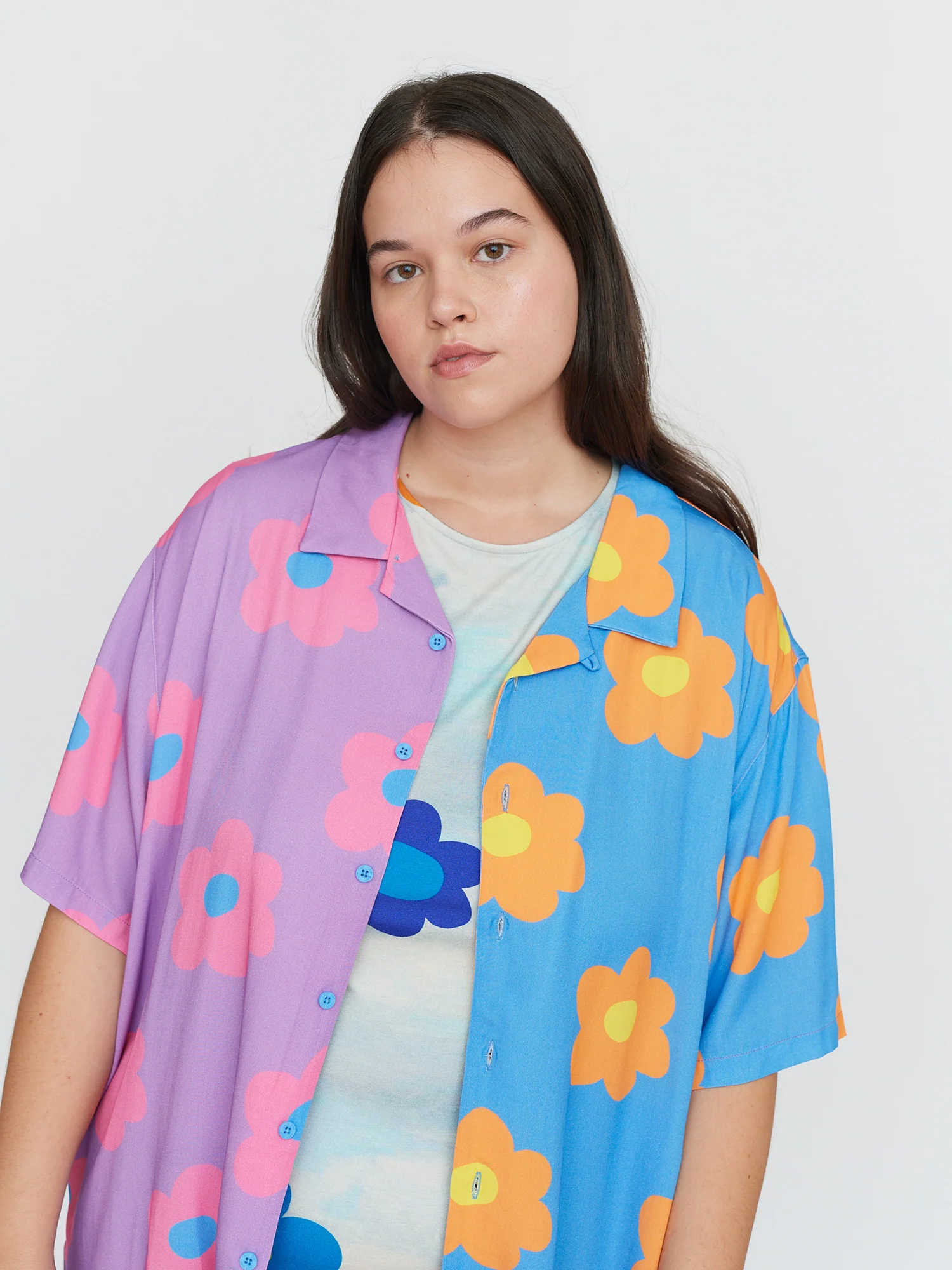 Lazy Oaf Picking Flowers Bowling Shirt - Image 4