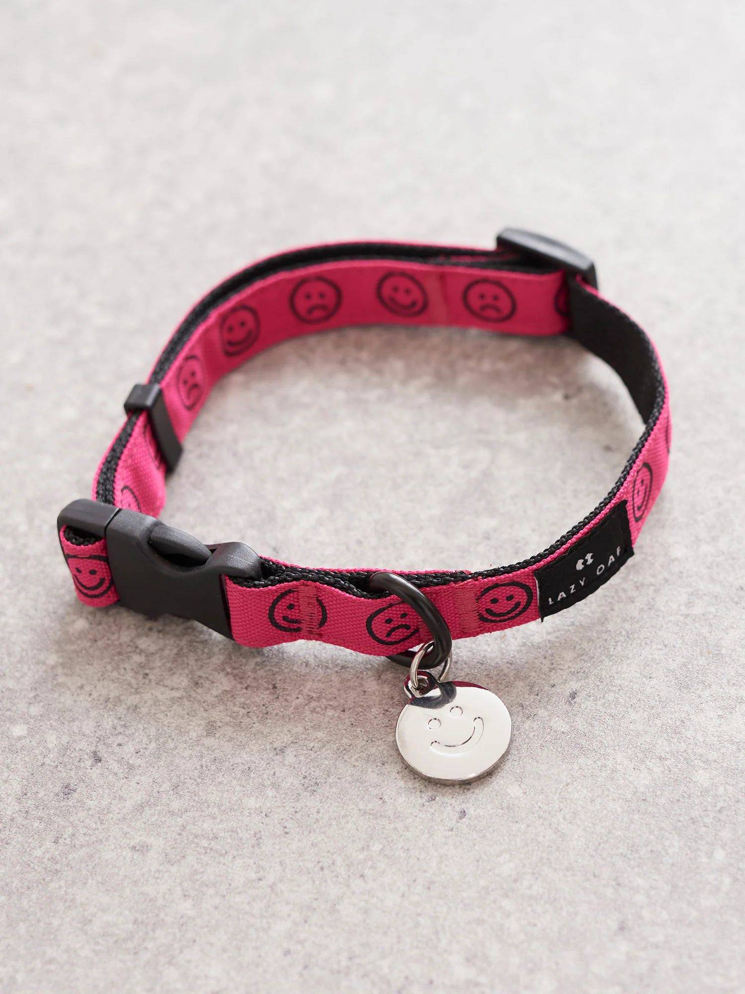 Lazy Oaf Pink Dog Collar