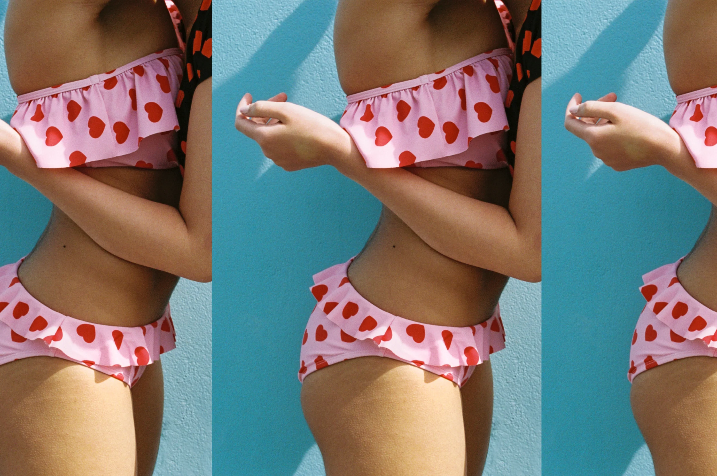Lazy Oaf Ruffle Heart Bikini Bottoms - Image 2