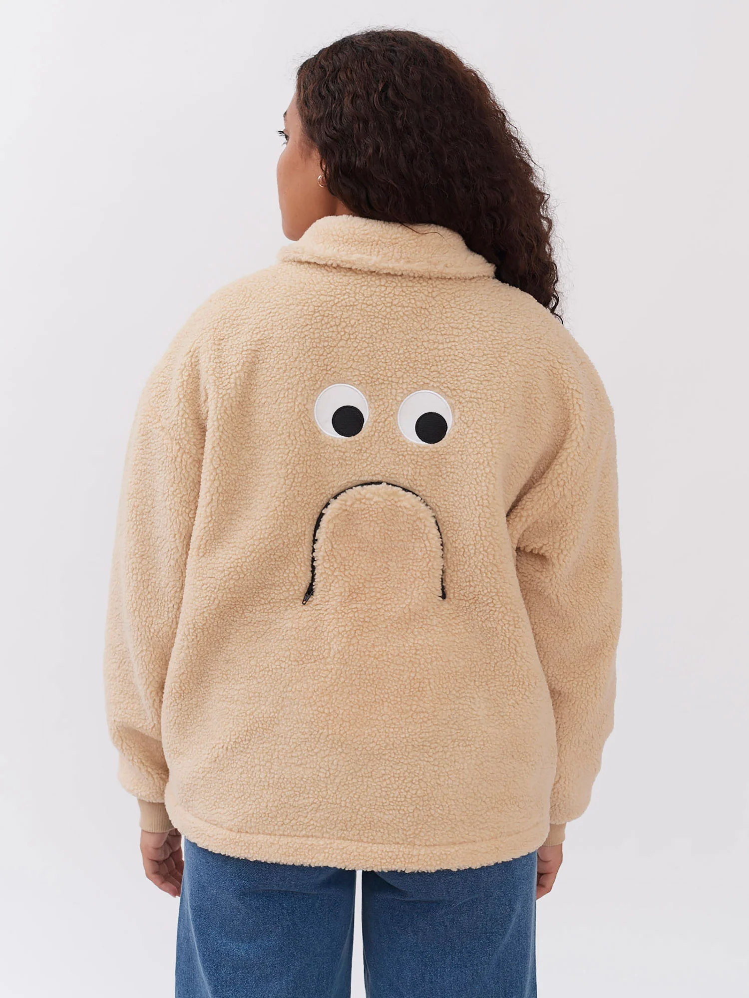 Lazy Oaf Shut Your Mouth Fleece Jacket - Image 4