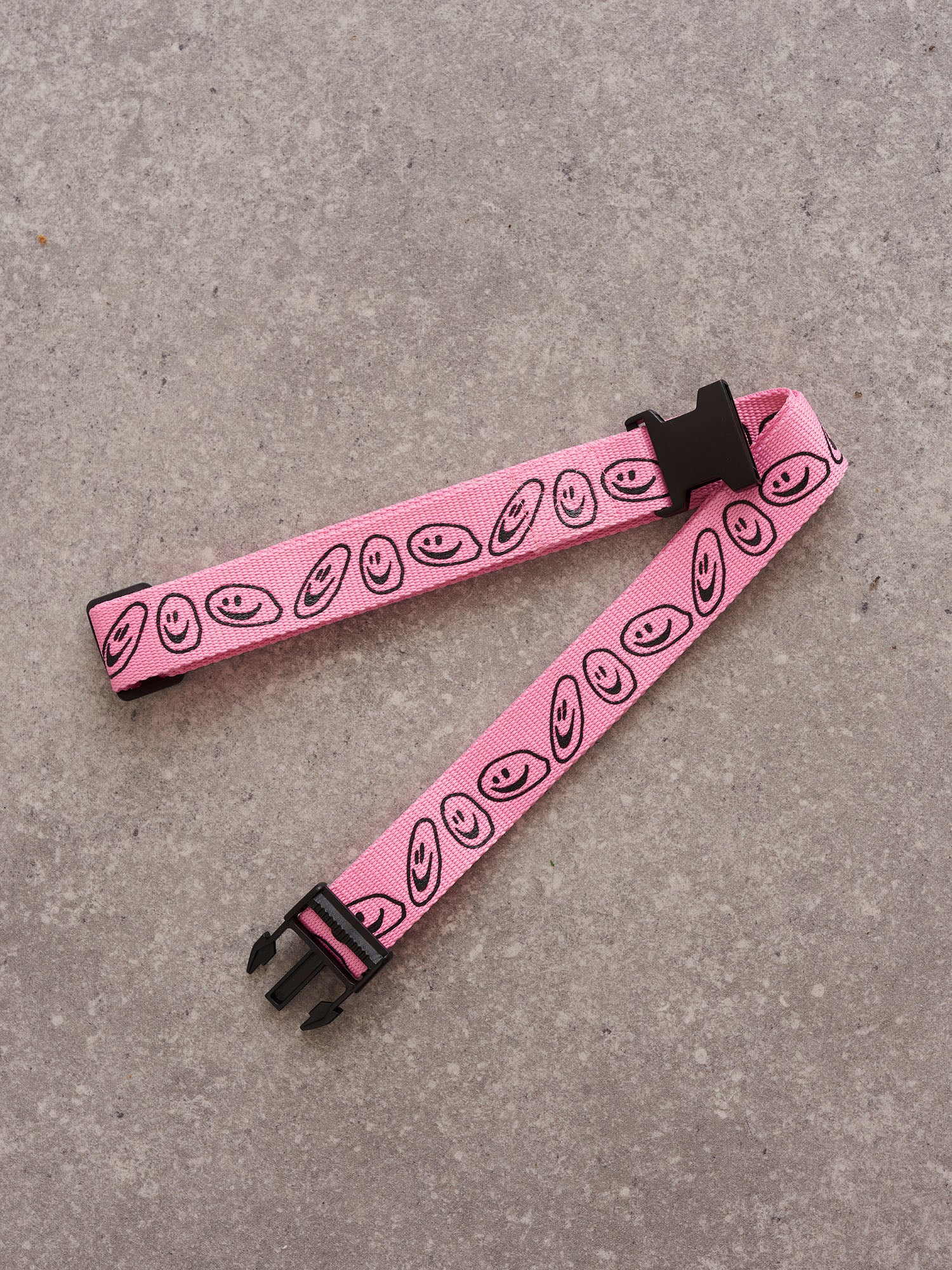 Lazy Oaf Squish Face Pink Belt