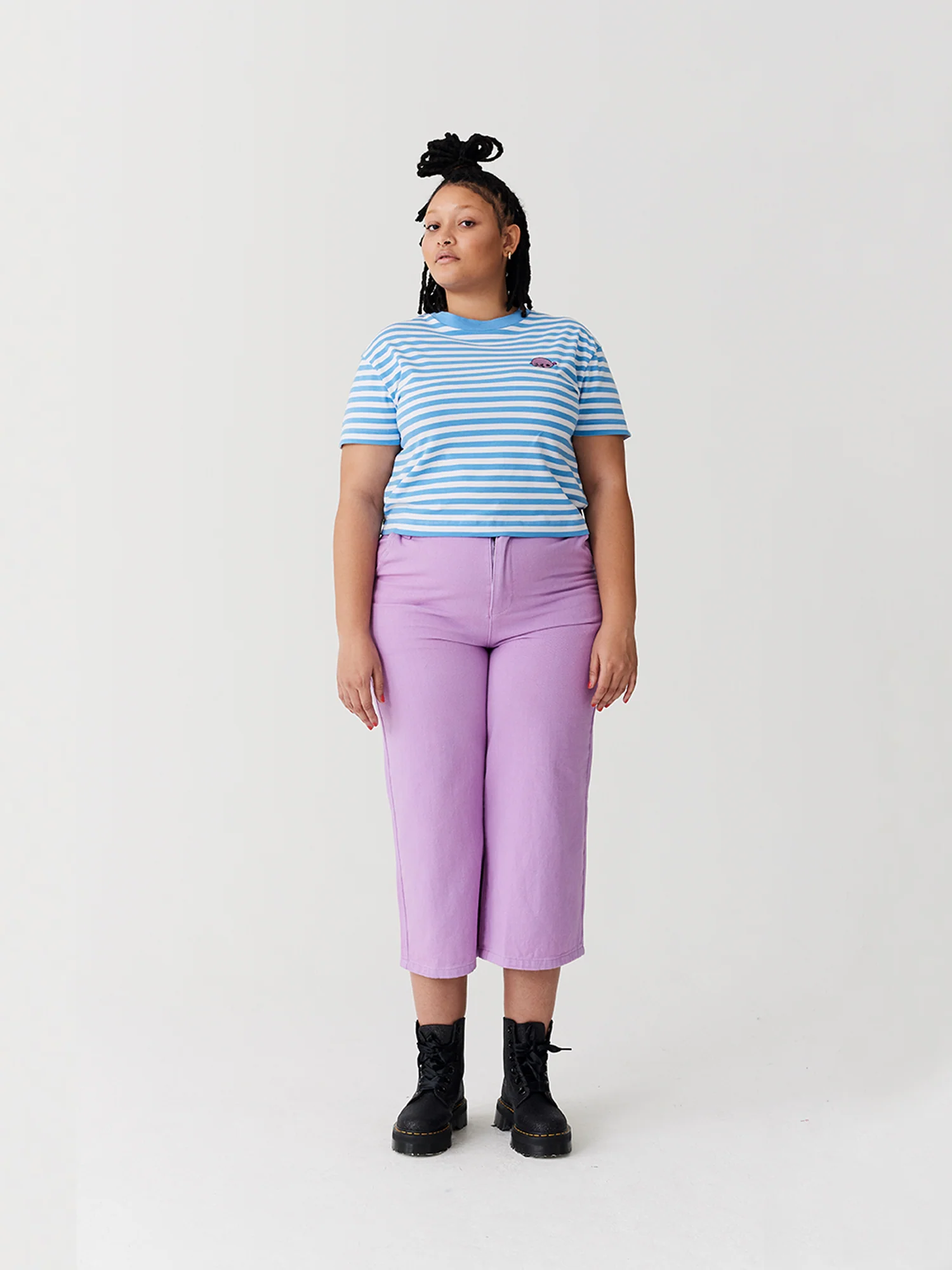 Lazy Oaf Stripy Blobfish T-Shirt - Image 3