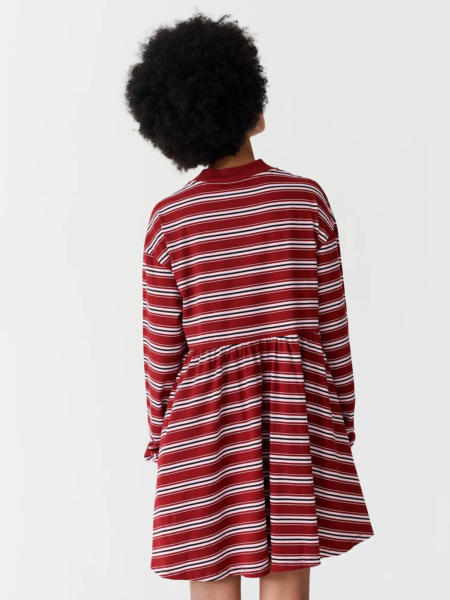 Lazy Oaf Stripy Long Sleeve Sally Dress - Image 4