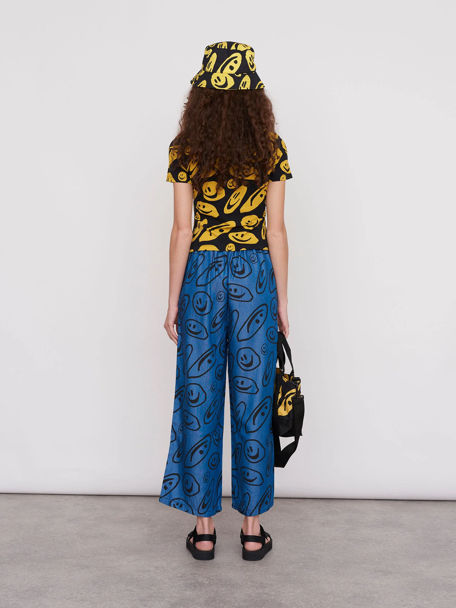 Lazy Oaf Squish Face Wide Leg Pants - Image 3