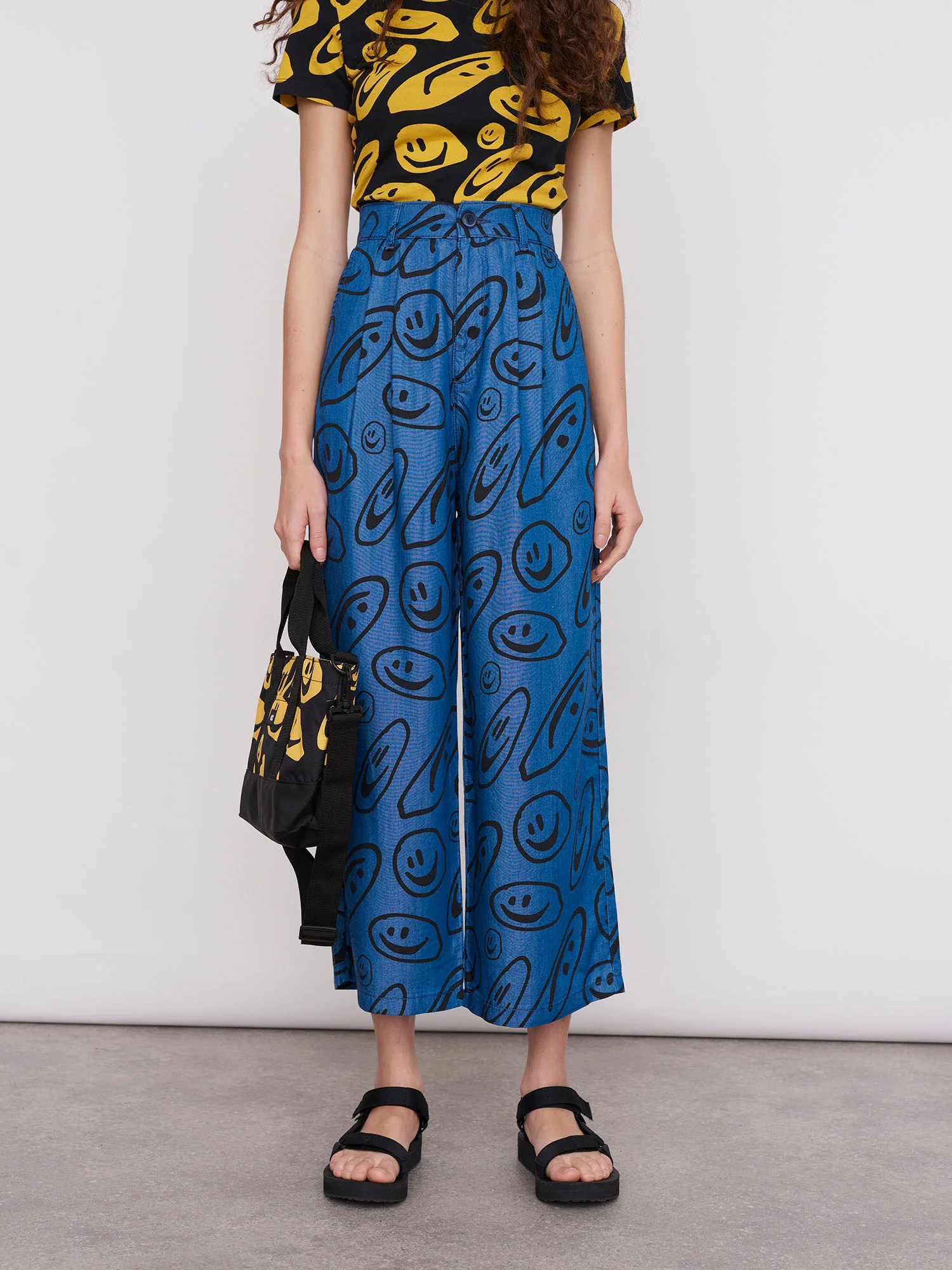 Lazy Oaf Squish Face Wide Leg Pants - Image 4
