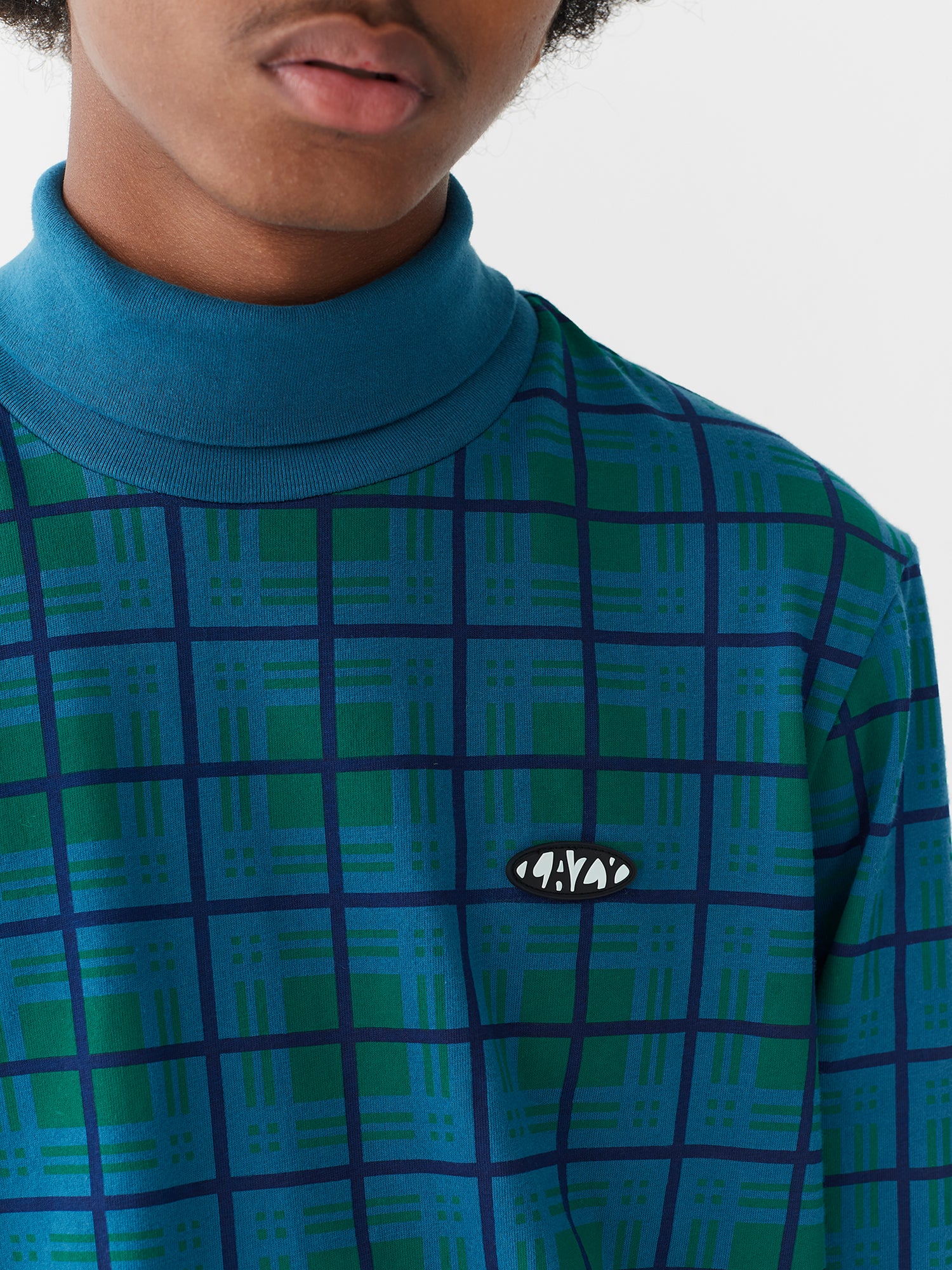 Lazy Oaf Tripped Out Check Long Sleeve T-Shirt - Image 3