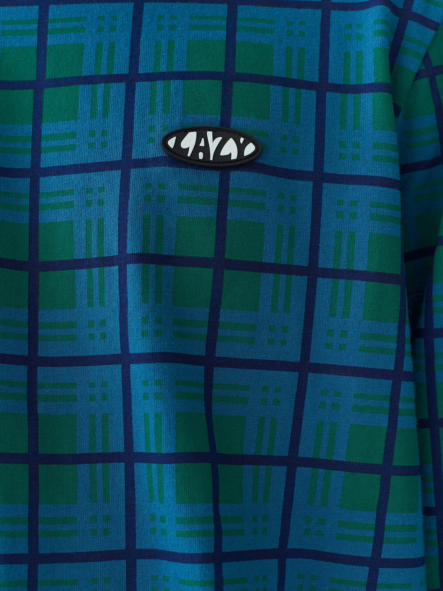 Lazy Oaf Tripped Out Check Long Sleeve T-Shirt - Image 4
