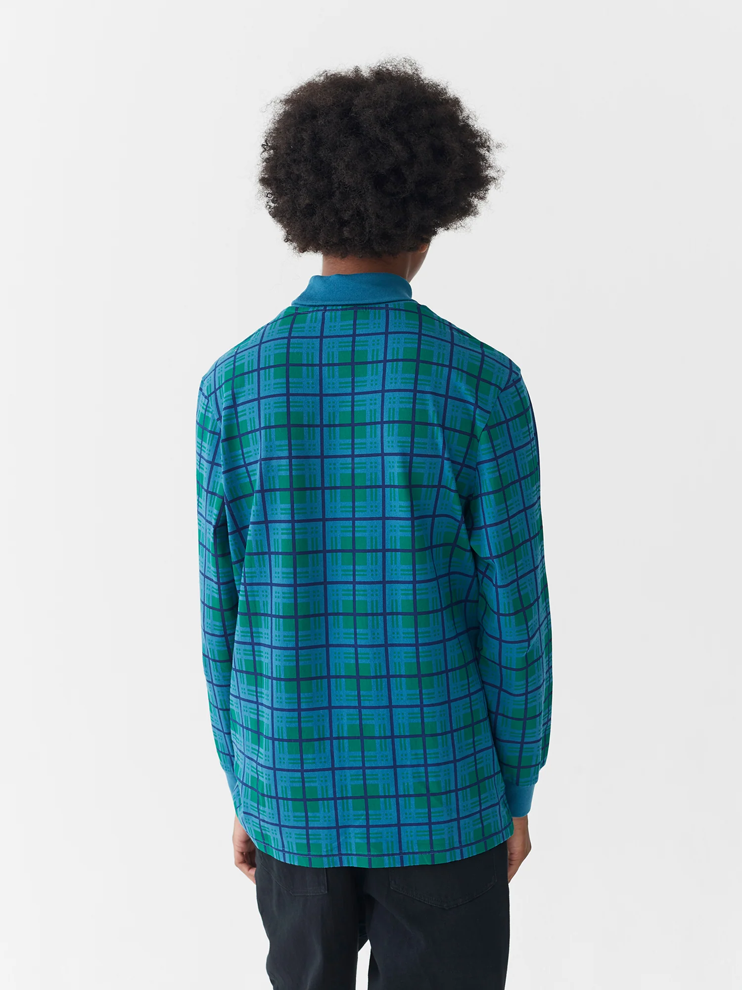 Lazy Oaf Tripped Out Check Long Sleeve T-Shirt - Image 5