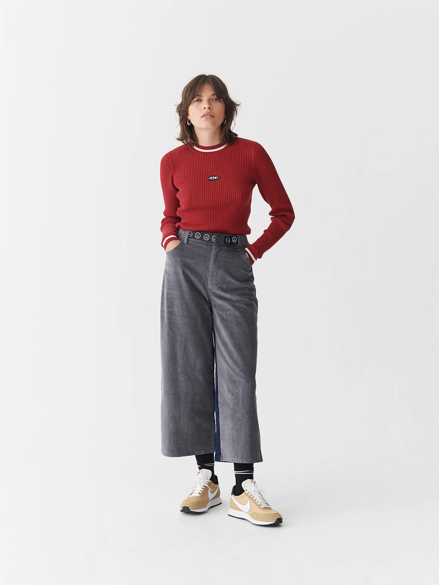 Lazy Oaf Two Halves Corduroy Pants - Image 2
