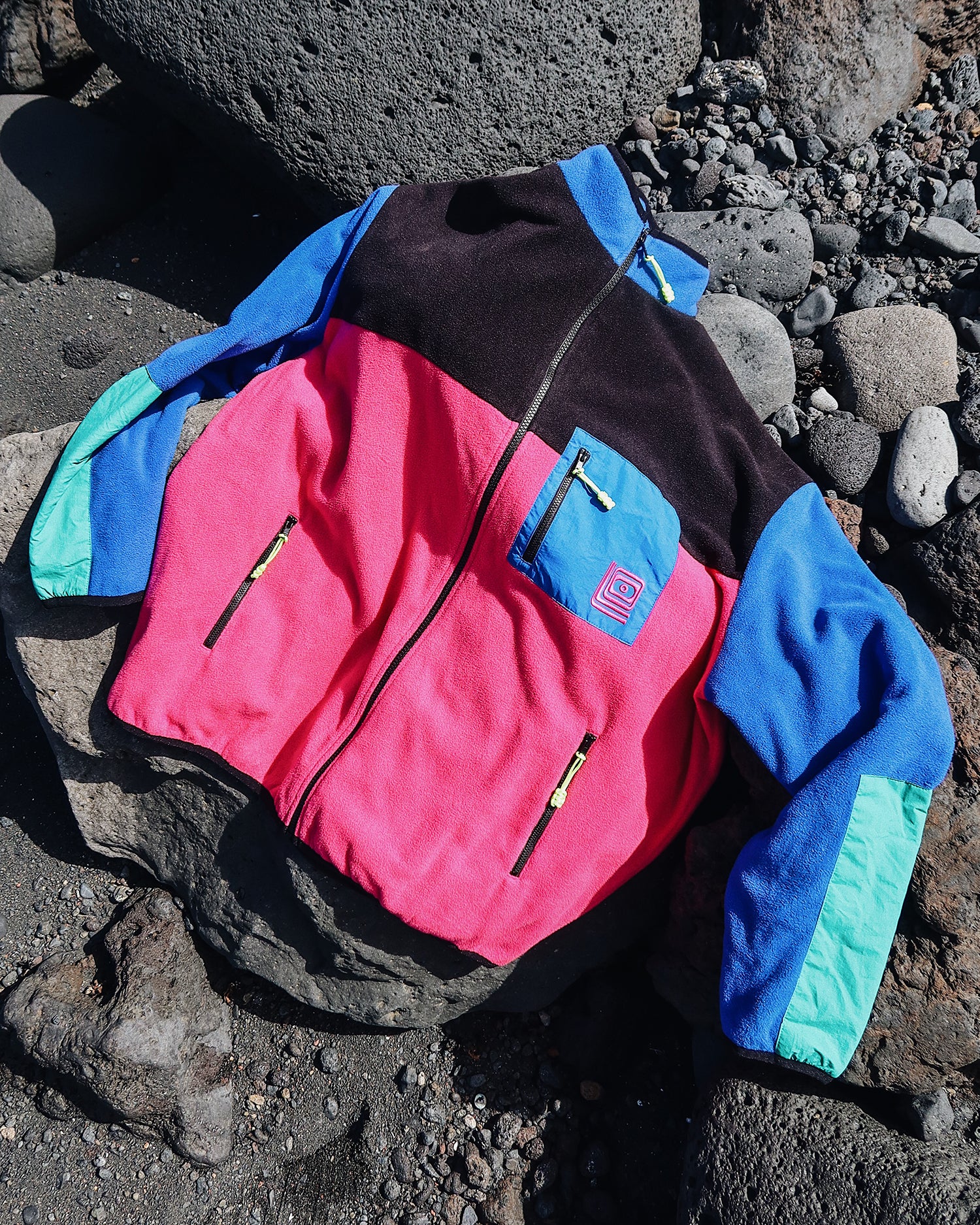 Lazy Oaf Watching Eyes Zip Up Fleece - Image 3