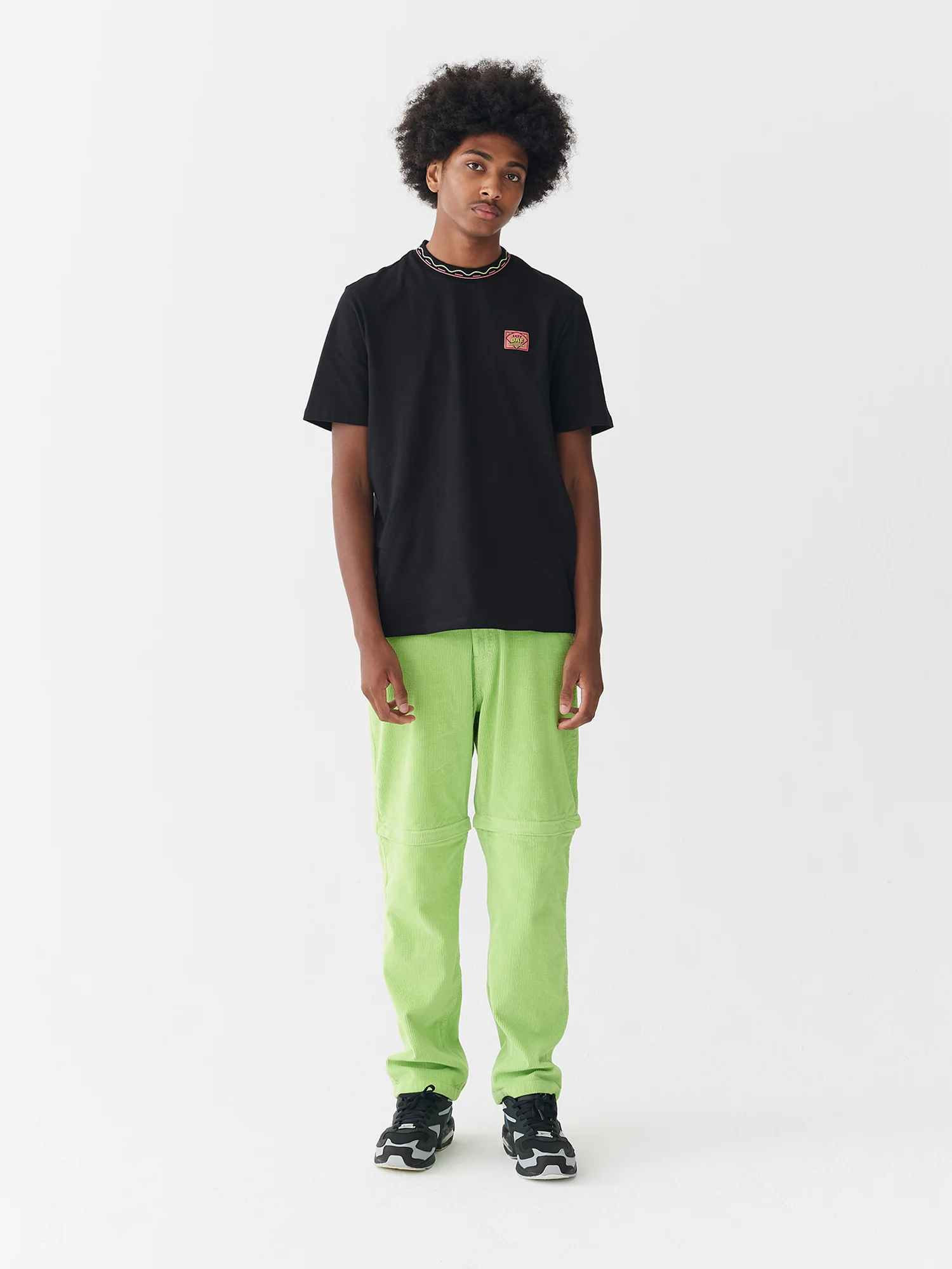 Lazy Oaf Wavy Neck T-Shirt - Image 2