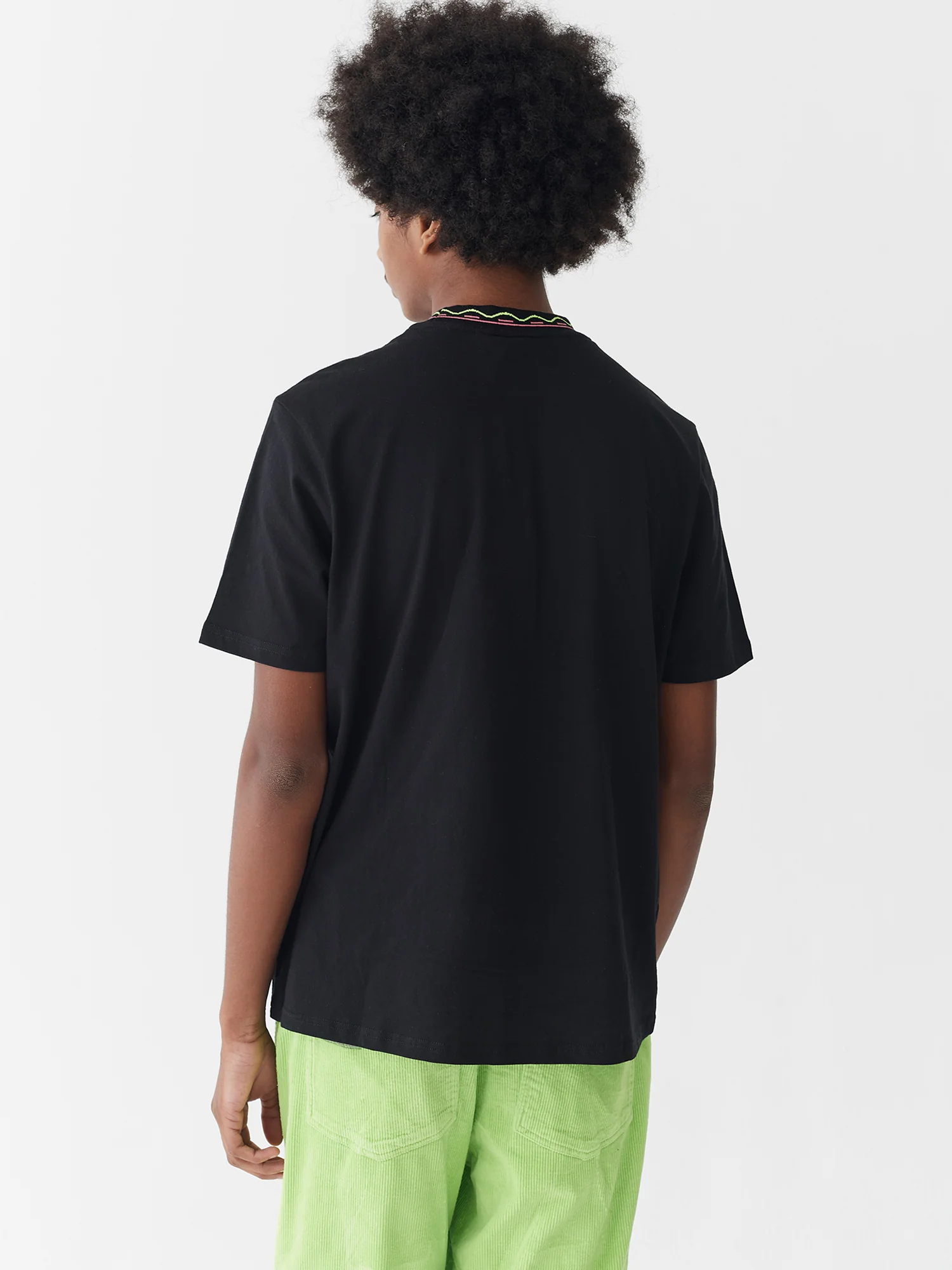 Lazy Oaf Wavy Neck T-Shirt - Image 4