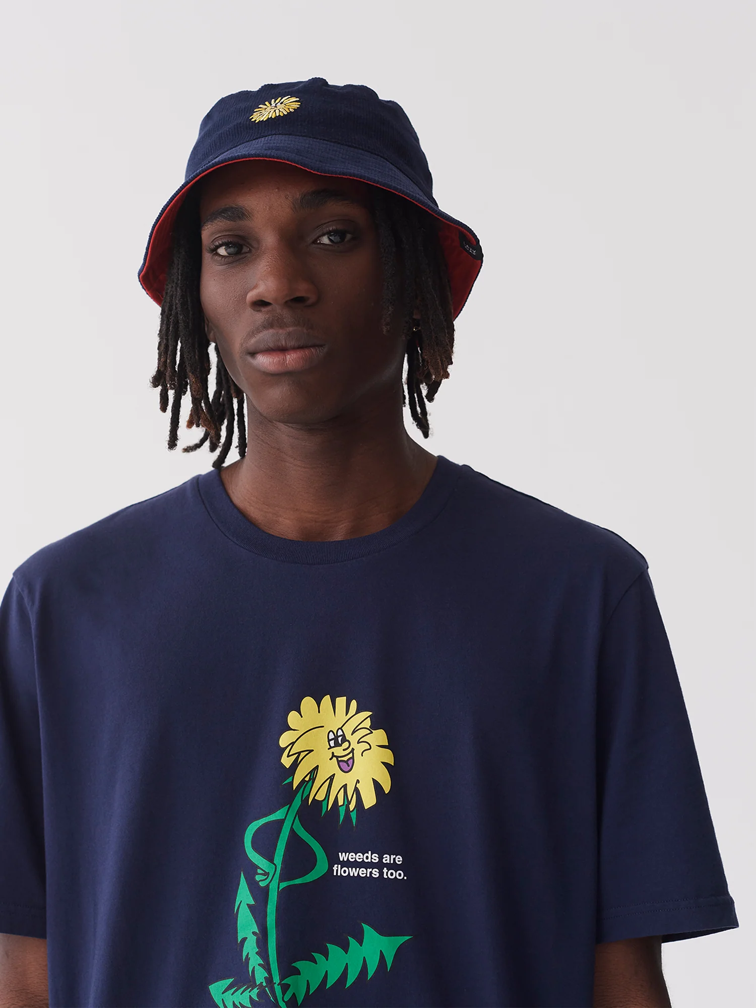 Lazy Oaf Weeds Are Flowers Too T-Shirt - Image 4