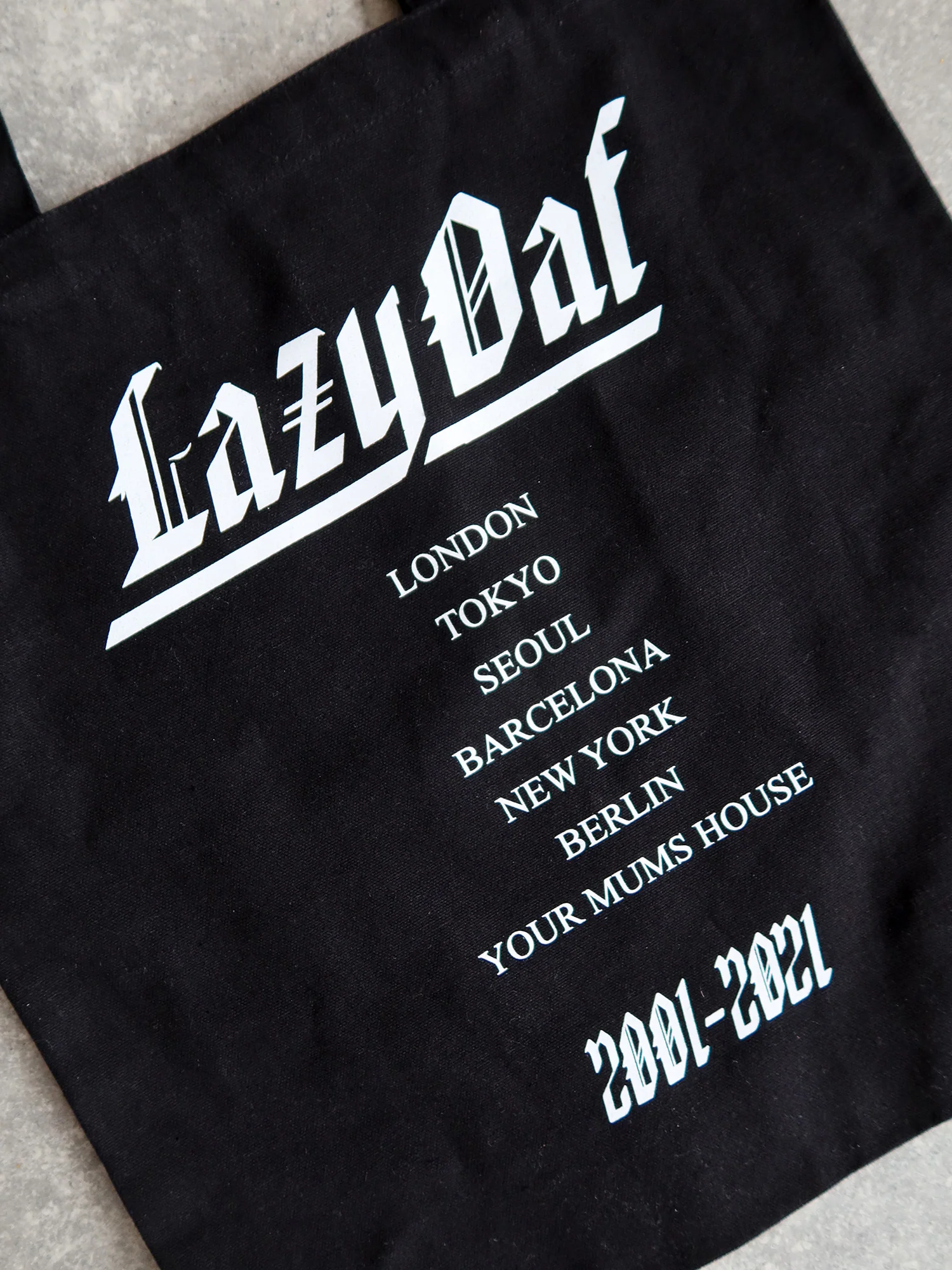Lazy Oaf World Tour Tote Bag - Image 5