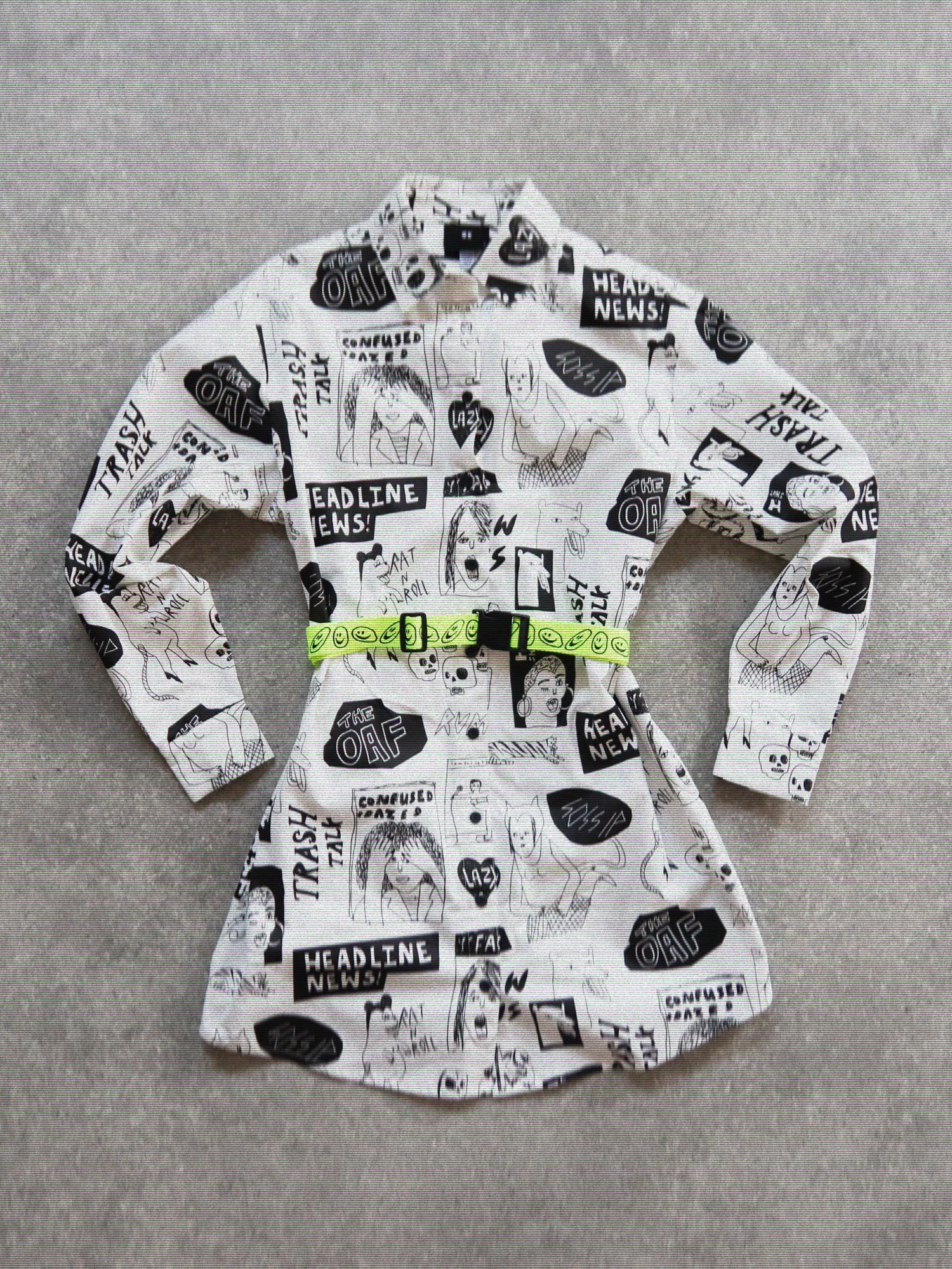 Lazy Oaf Band Poster Shirt Dress - Image 9