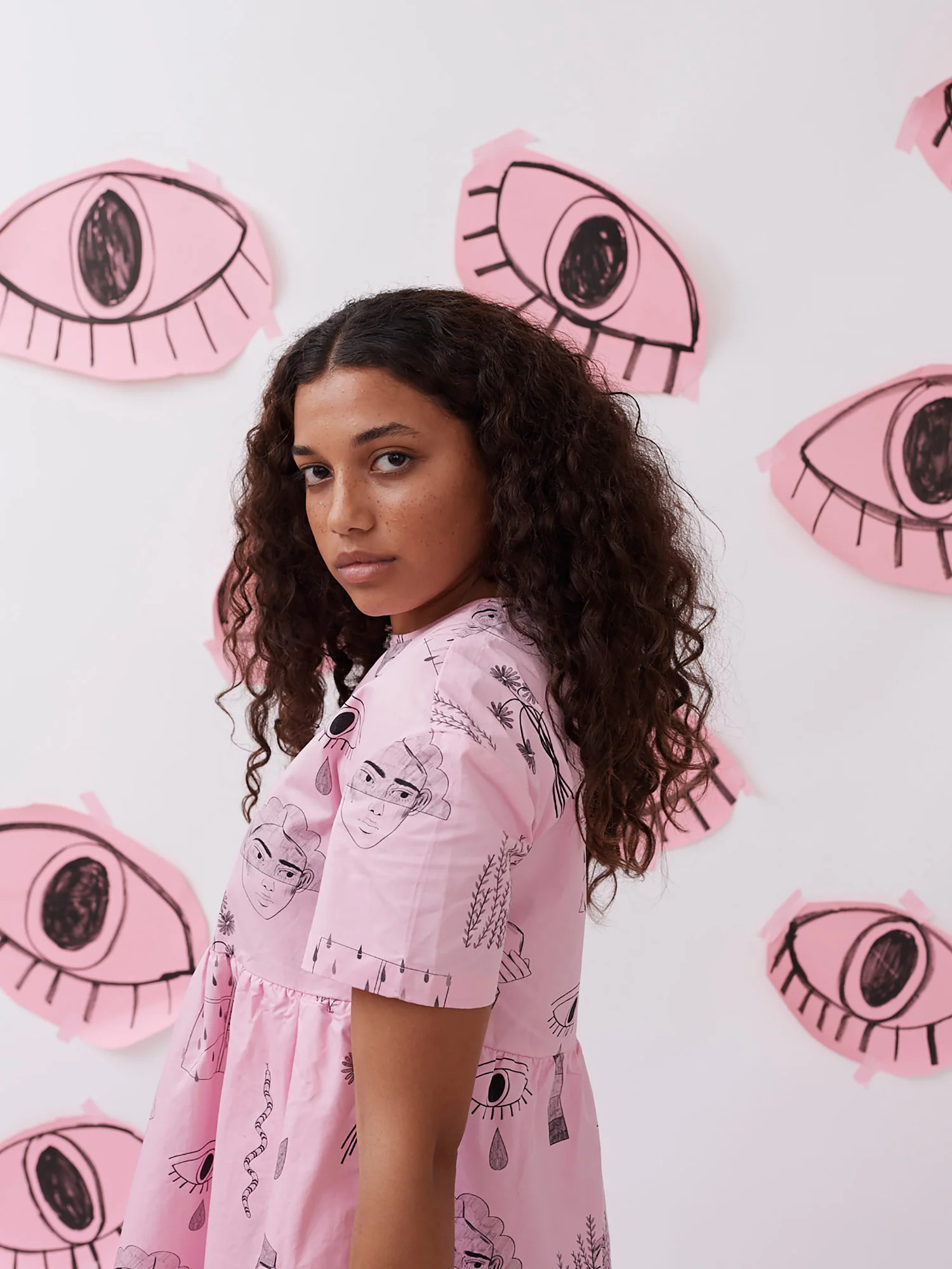 Lazy Oaf x Manjit Thapp Woven Dress - Image 3