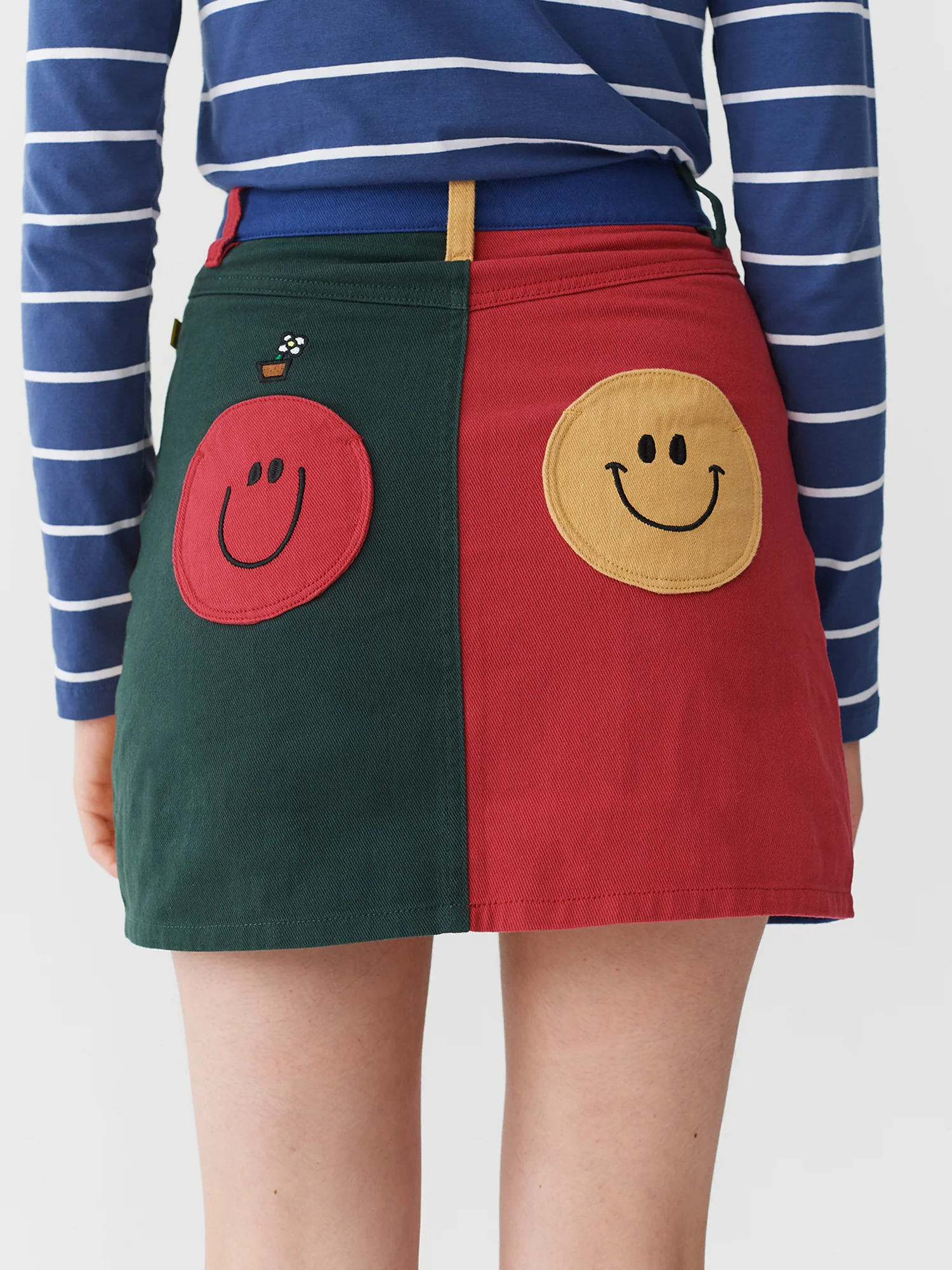 Lazy Oaf x Mr. Men Mr. Happy Mr. Wrong Skirt - Image 4