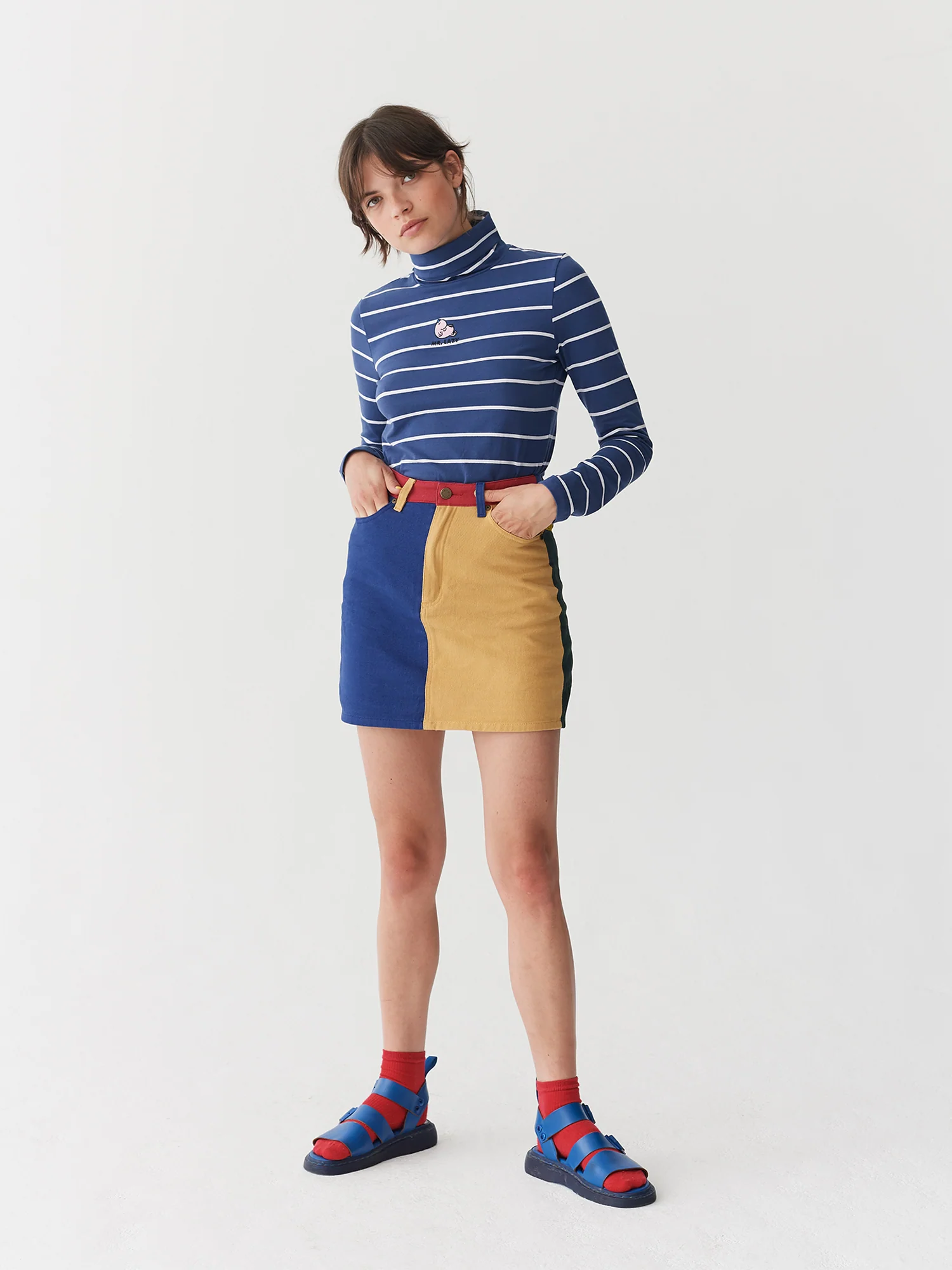 Lazy Oaf x Mr. Men Mr. Happy Mr. Wrong Skirt - Image 5