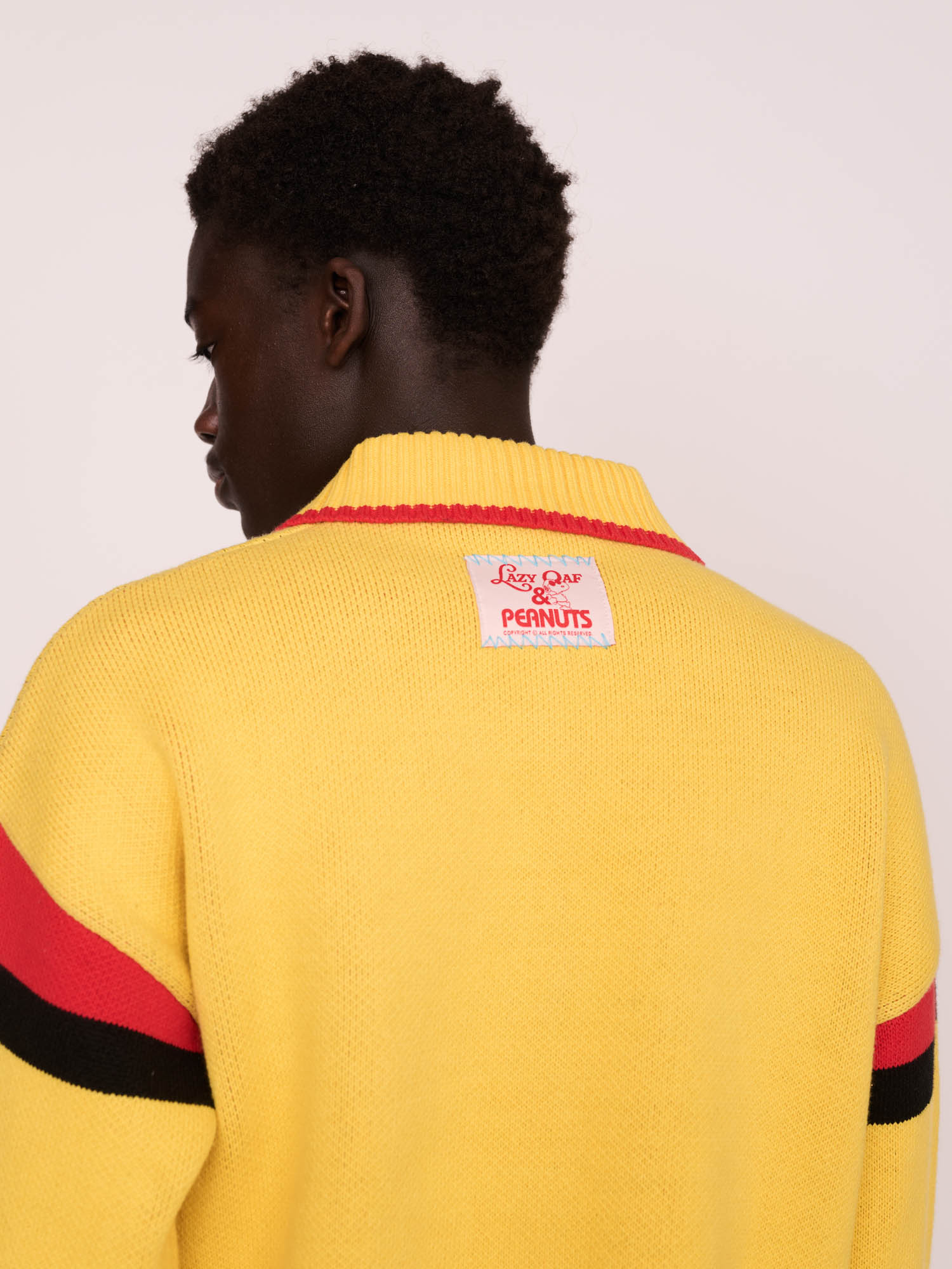 Lazy Oaf x Peanuts Best Friends Button Through Knit - Image 8