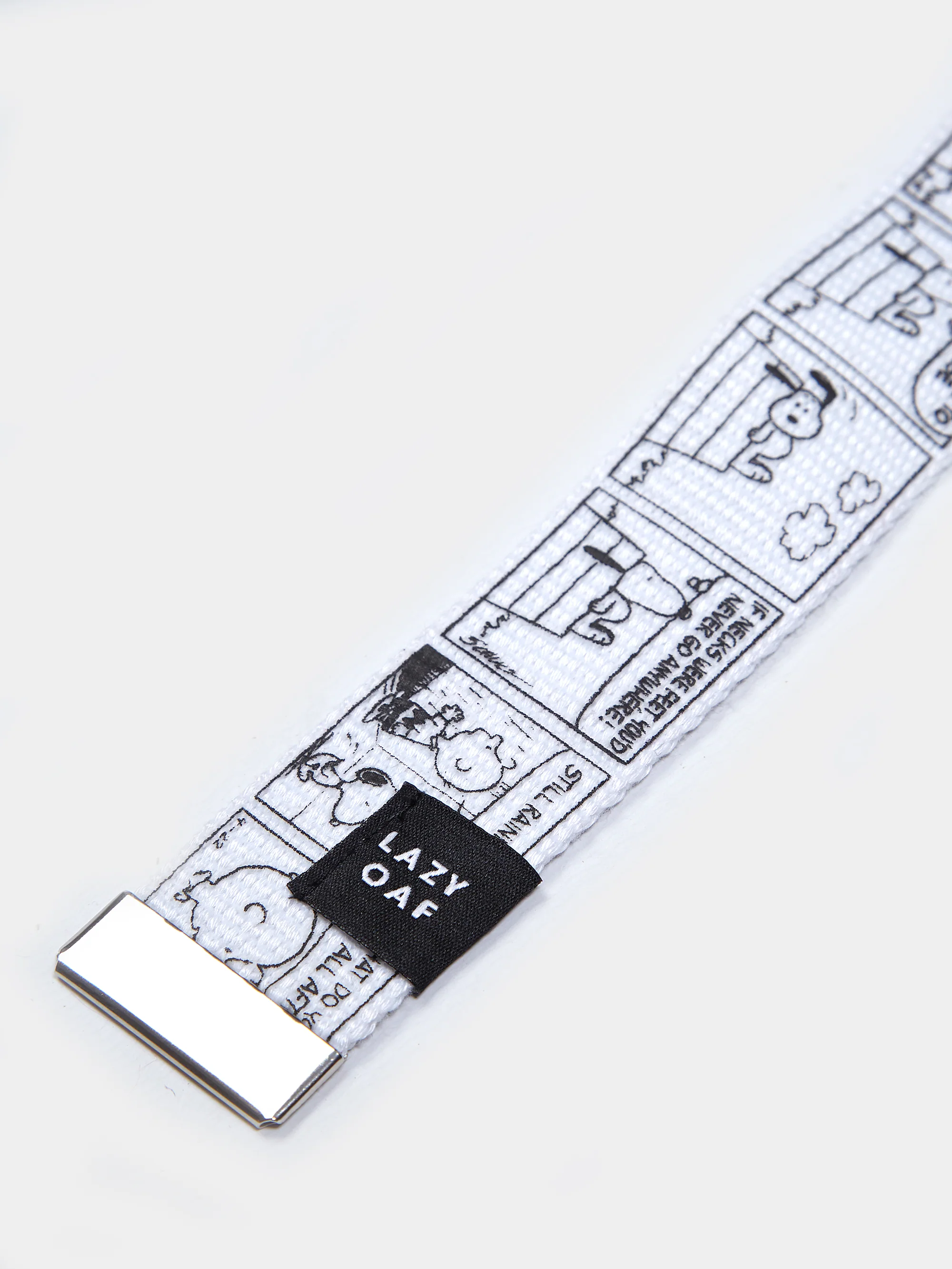 Lazy Oaf x Peanuts Comic Strip Belt - White - Image 3