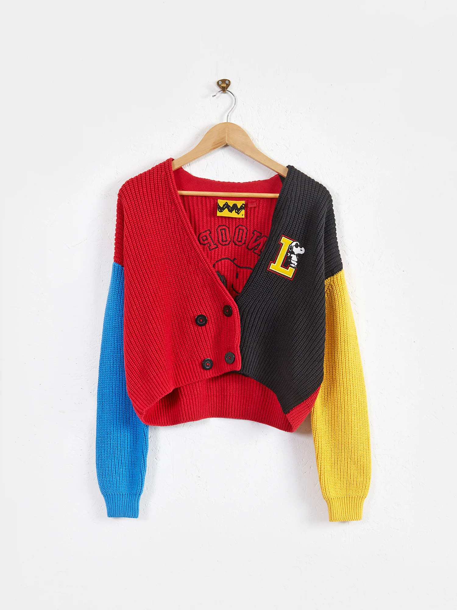 Lazy Oaf x Peanuts Double Breasted Cardigan - Image 2