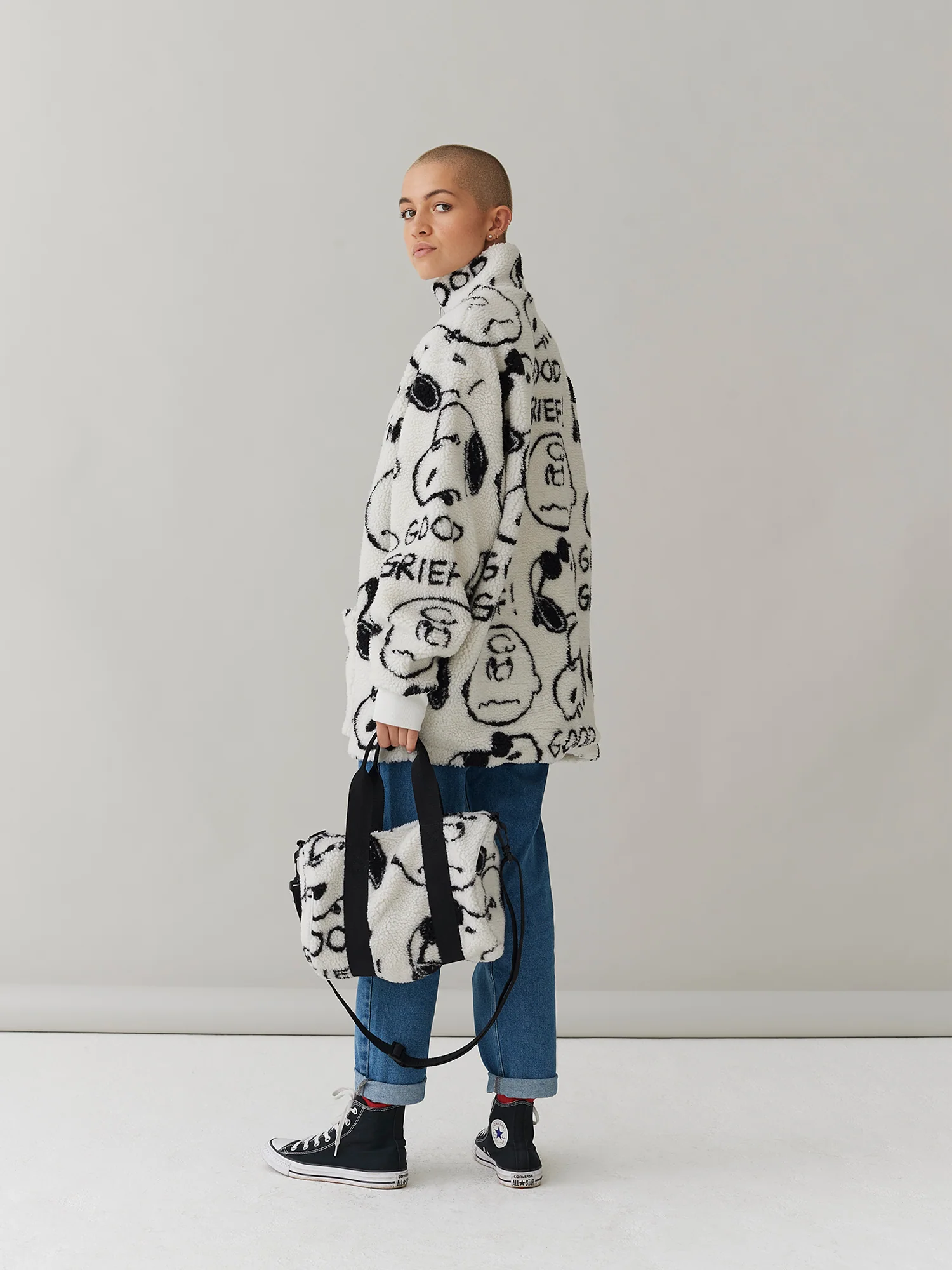 Lazy Oaf x Peanuts Good Grief Fleece - Image 4