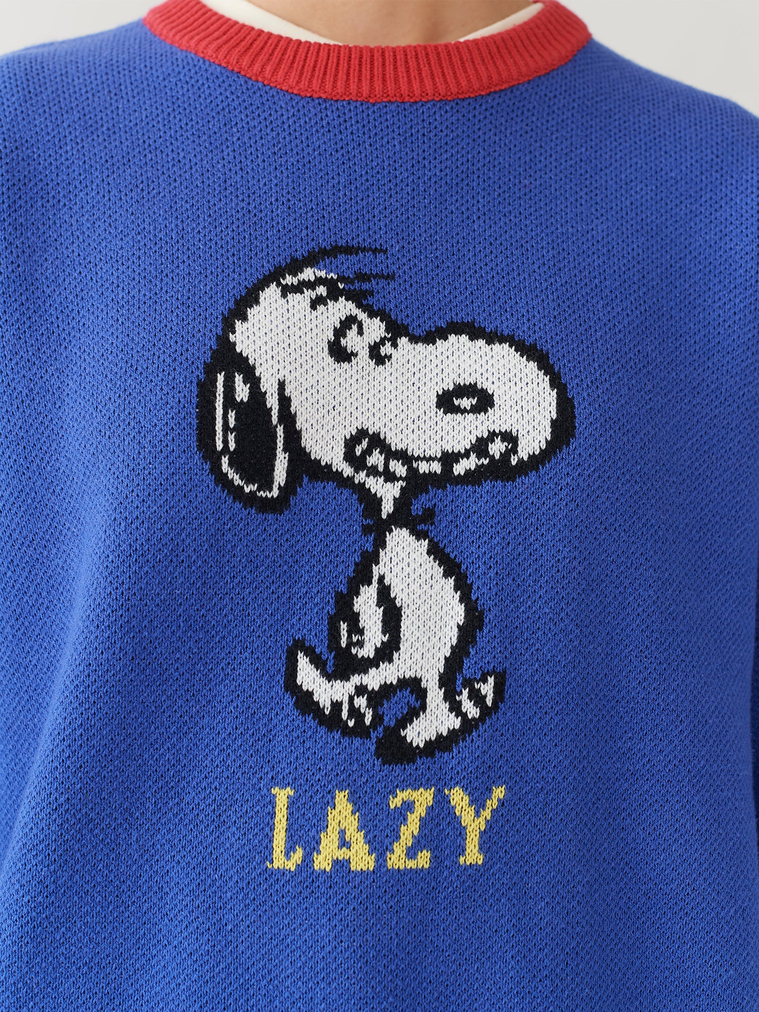 Lazy Oaf x Peanuts Lazy Snoopy Knit Sweater - Image 2