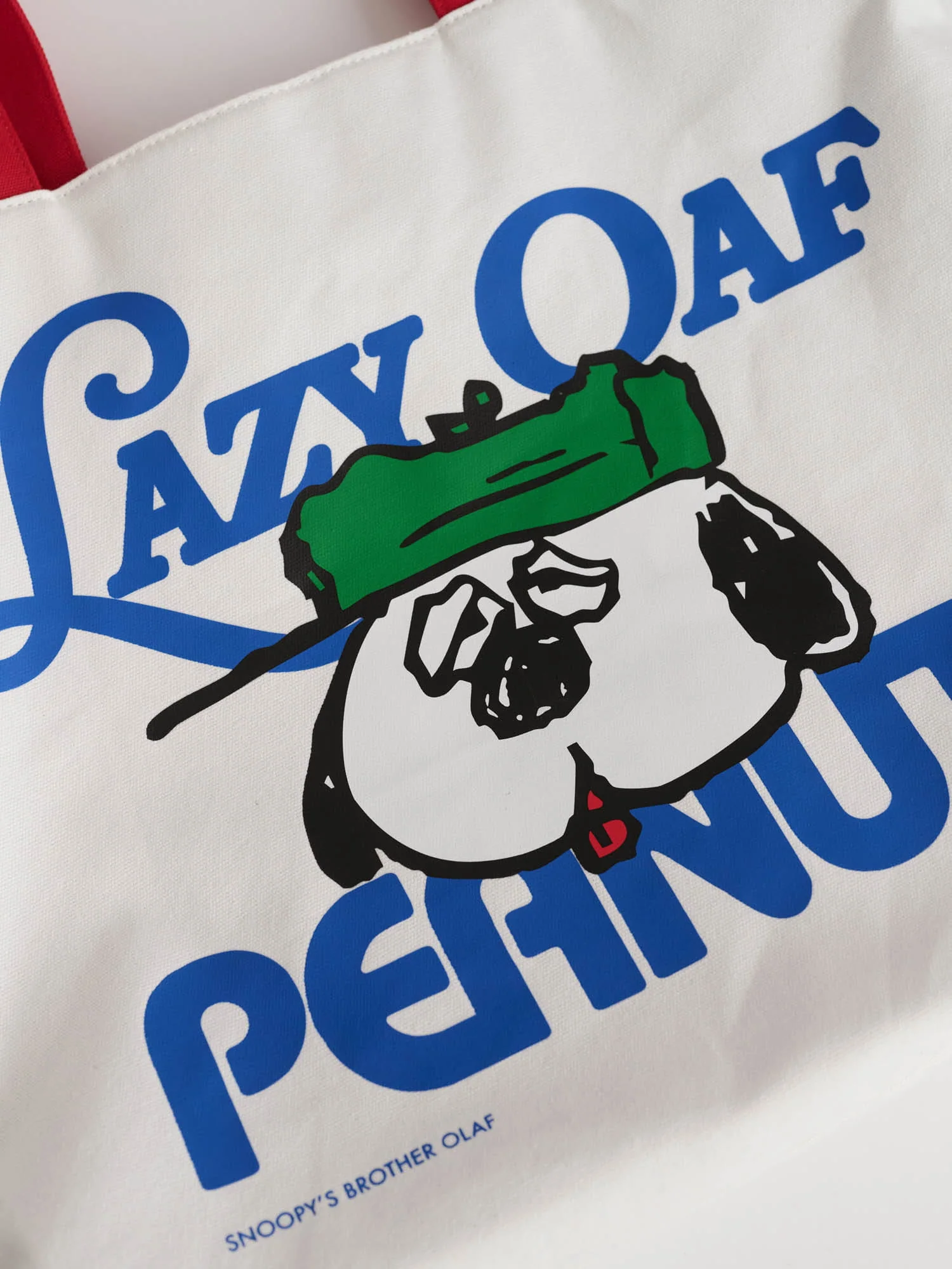 Lazy Oaf x Peanuts Olaf Canvas Tote Bag - Image 3