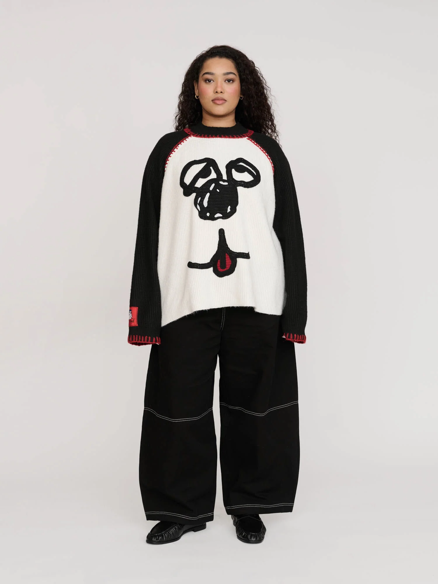 Lazy Oaf x Peanuts Olaf Knit Jumper - Image 2