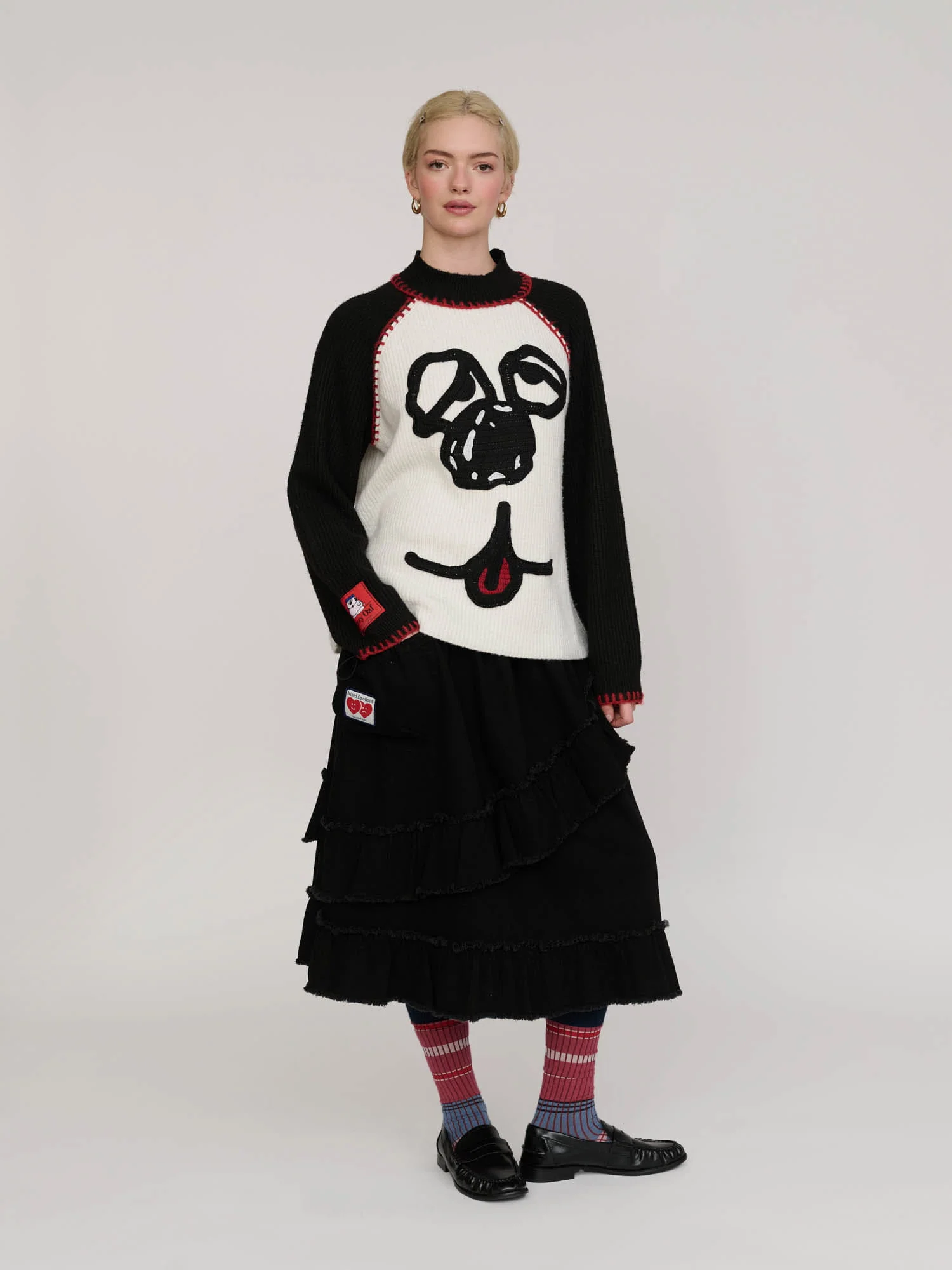 Lazy Oaf x Peanuts Olaf Knit Jumper - Image 8