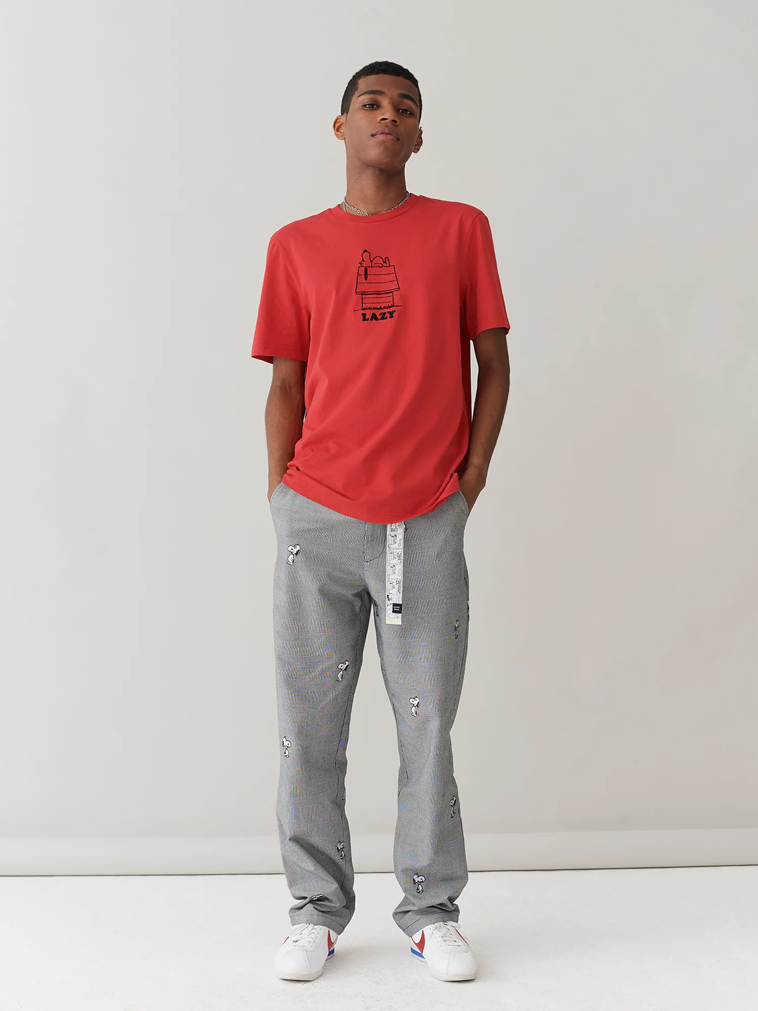 Lazy Oaf x Peanuts Red Dog House T-Shirt - Image 5