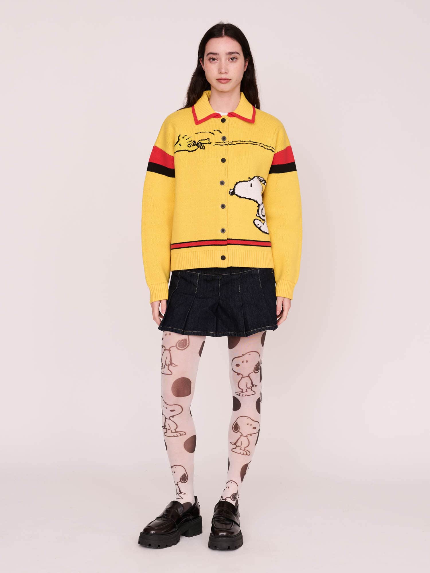 Lazy Oaf x Peanuts Snoopy Spot Tights - Image 3