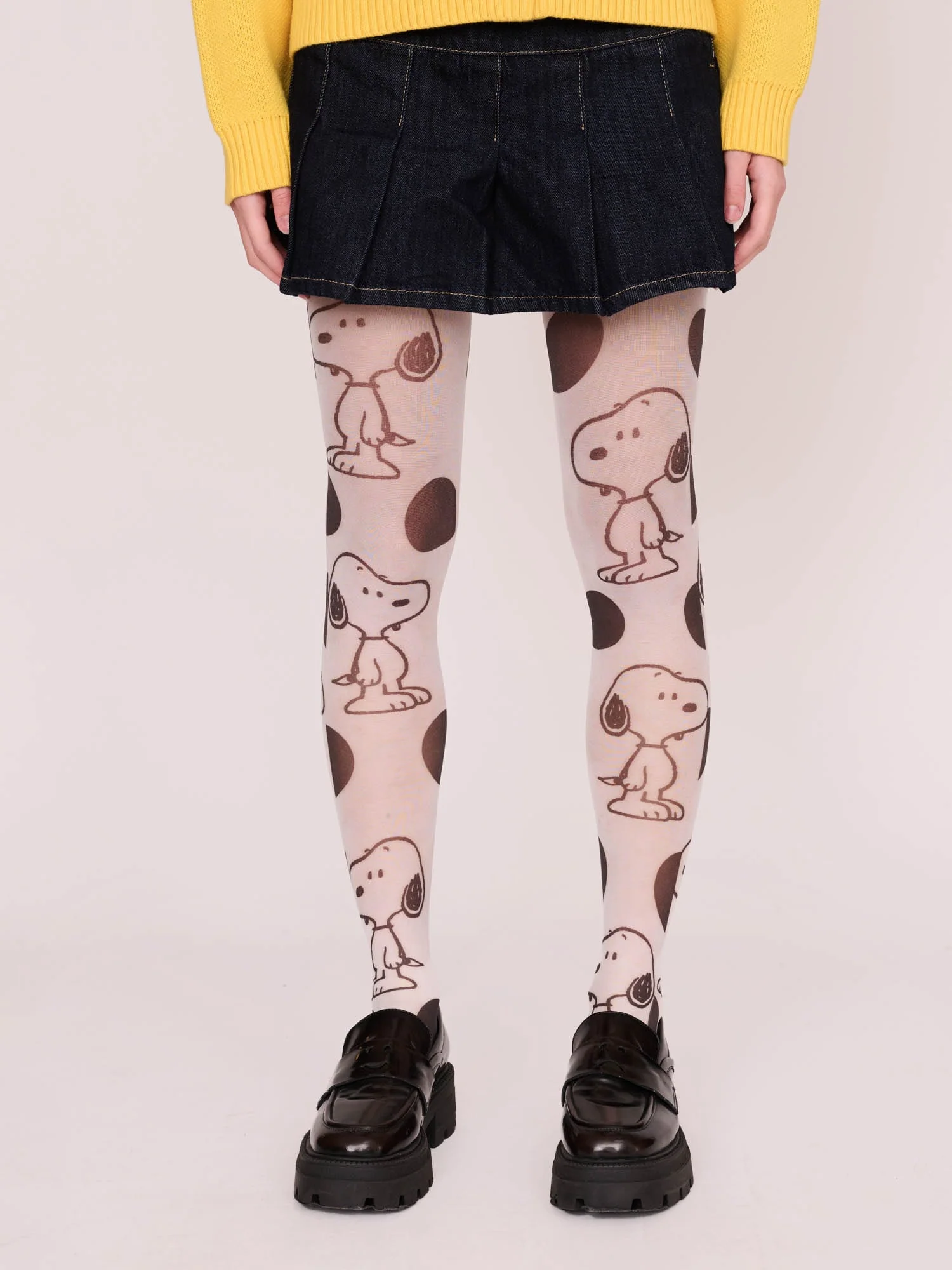 Lazy Oaf x Peanuts Snoopy Spot Tights - Image 4