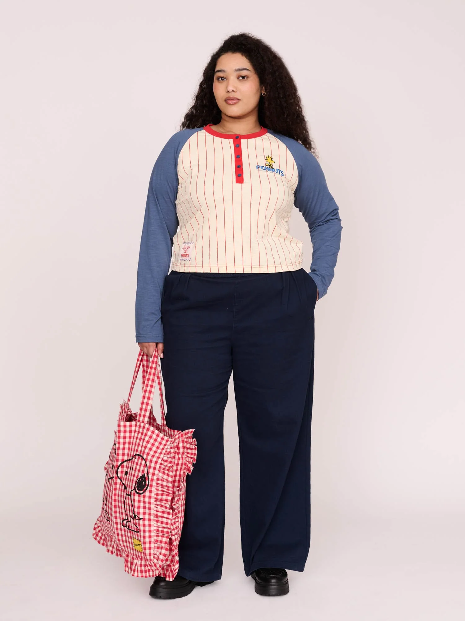 Lazy Oaf x Peanuts Woodstock Button Through Top - Image 3