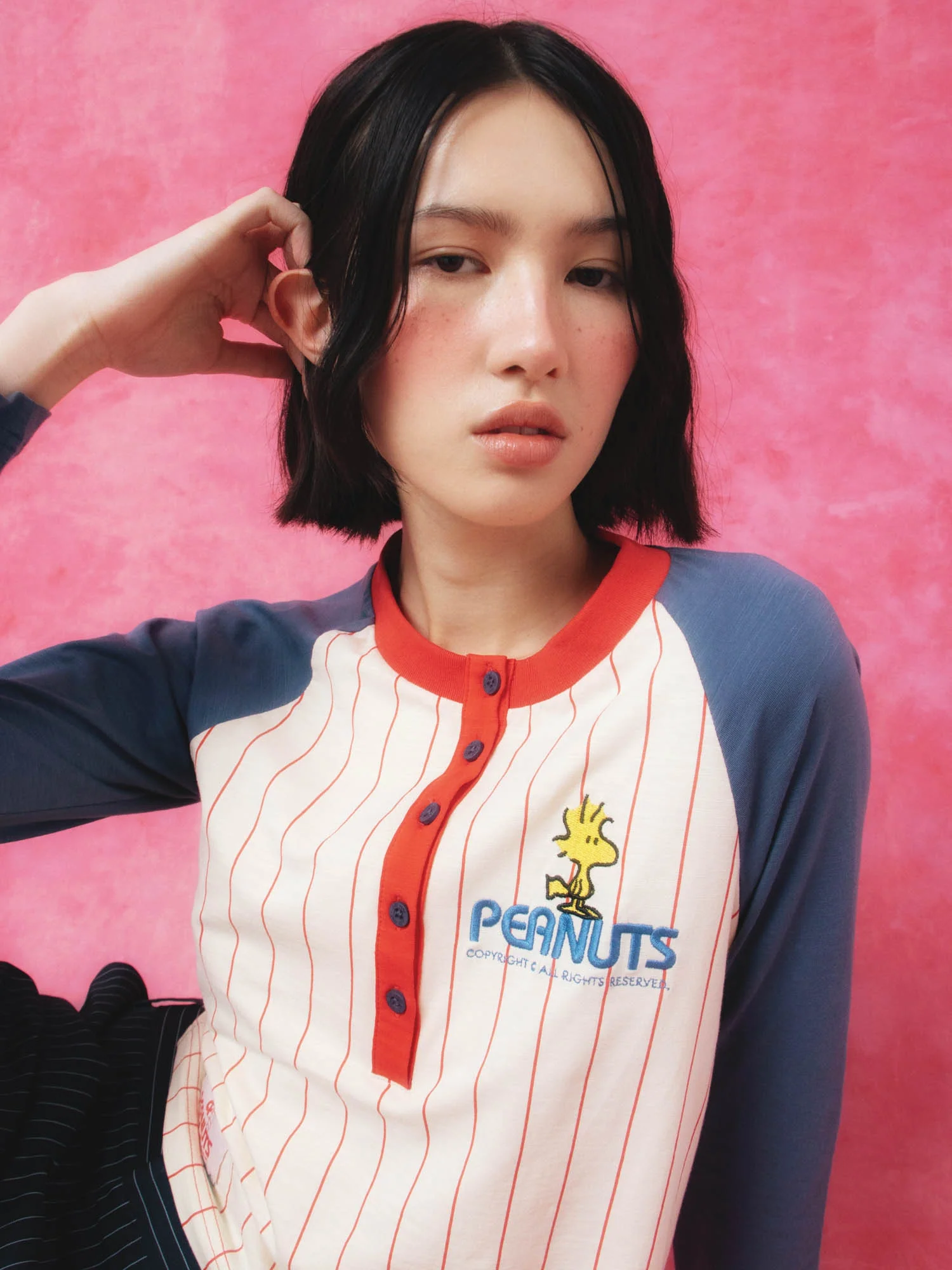 Lazy Oaf x Peanuts Woodstock Button Through Top - Image 4
