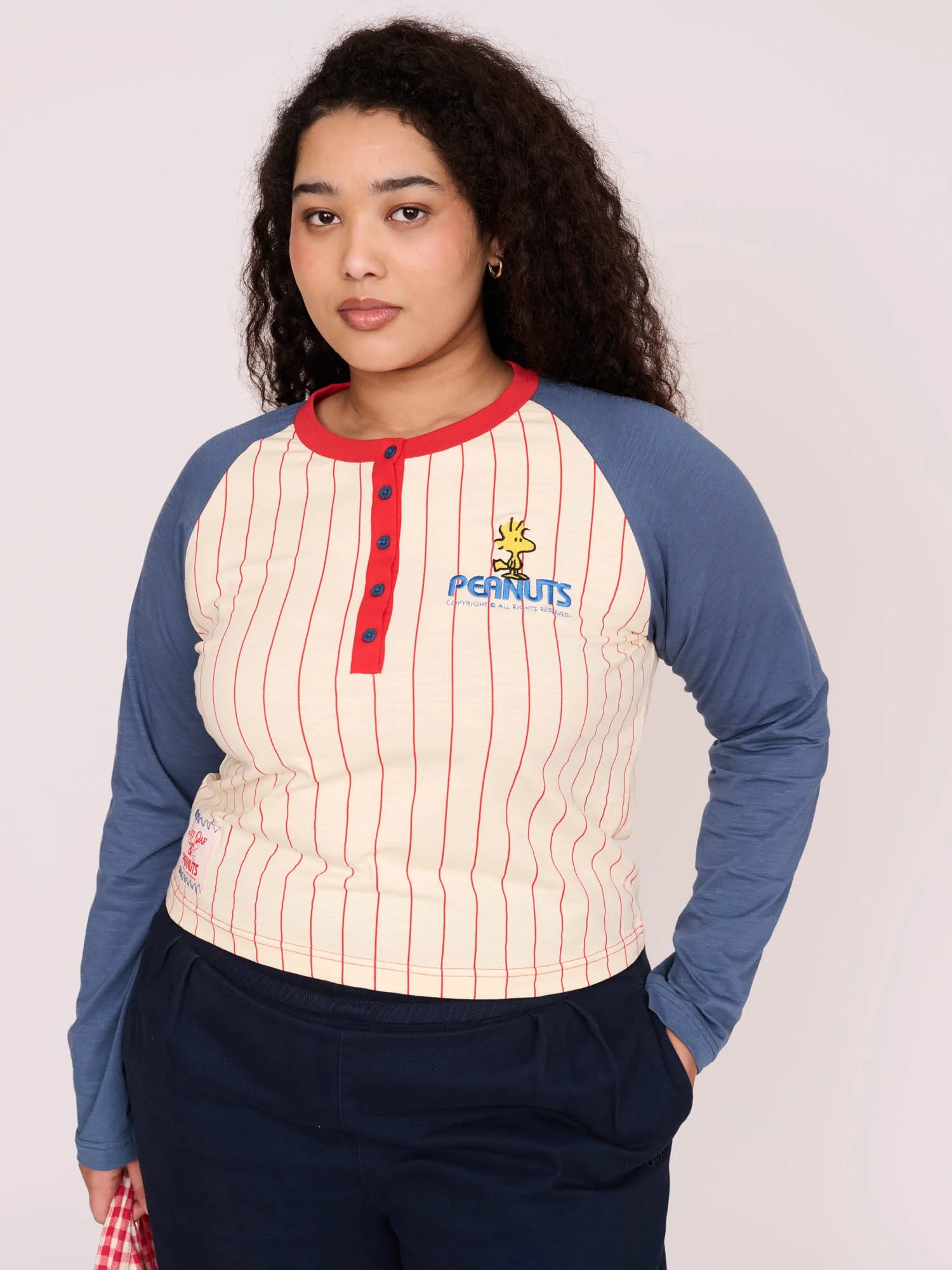 Lazy Oaf x Peanuts Woodstock Button Through Top - Image 6