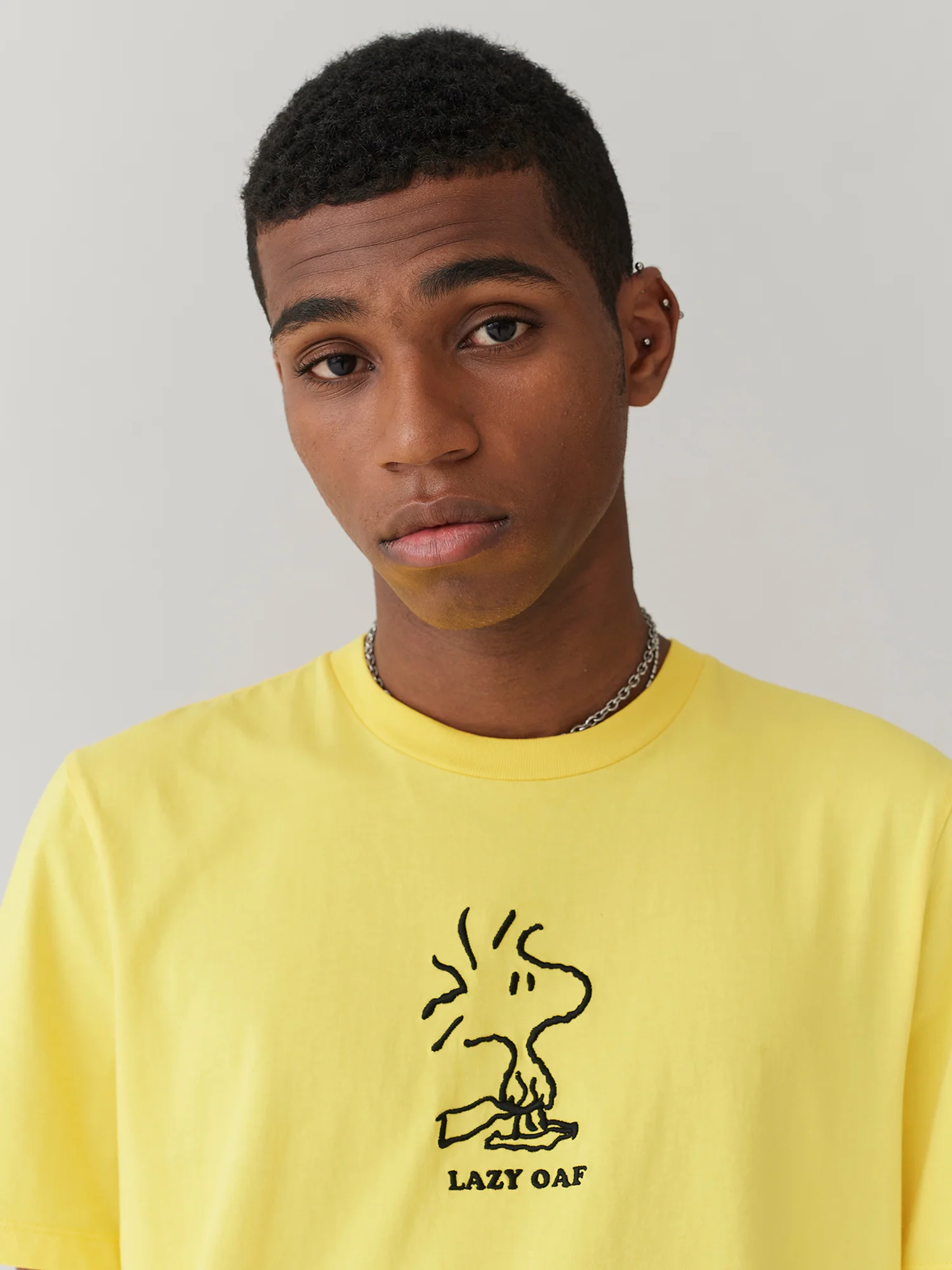 Lazy Oaf x Peanuts Woodstock Yellow T-Shirt - Image 3