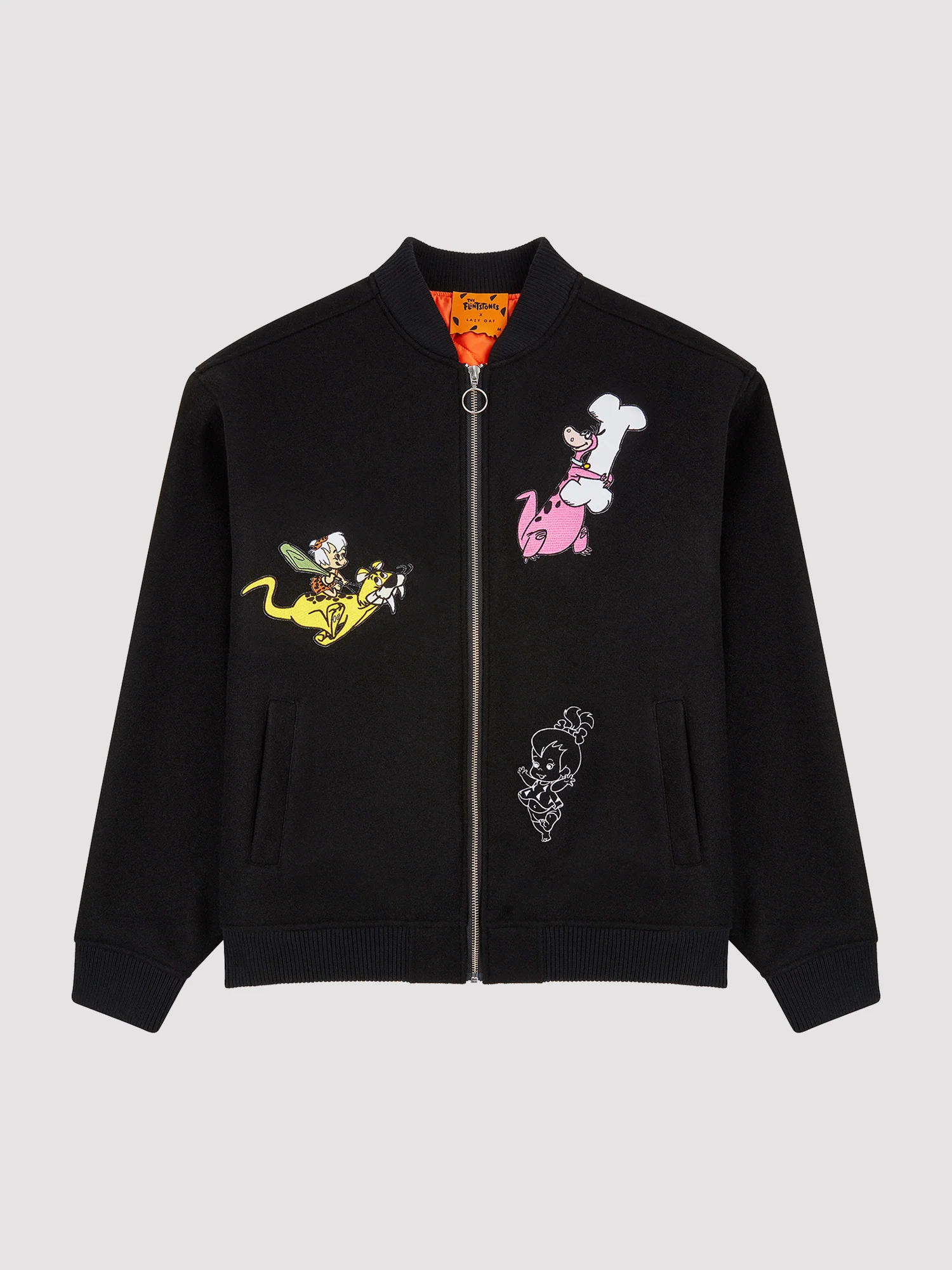 Lazy Oaf x The Flintstones Character Bomber Jacket - Image 3