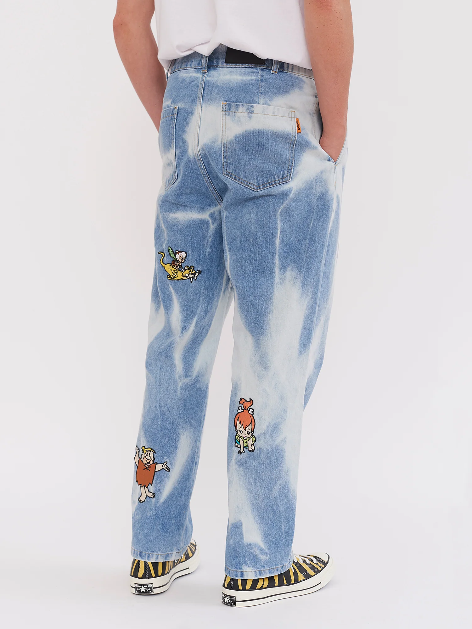 Lazy Oaf x The Flintstones Unisex Bedrock Jeans - Image 3