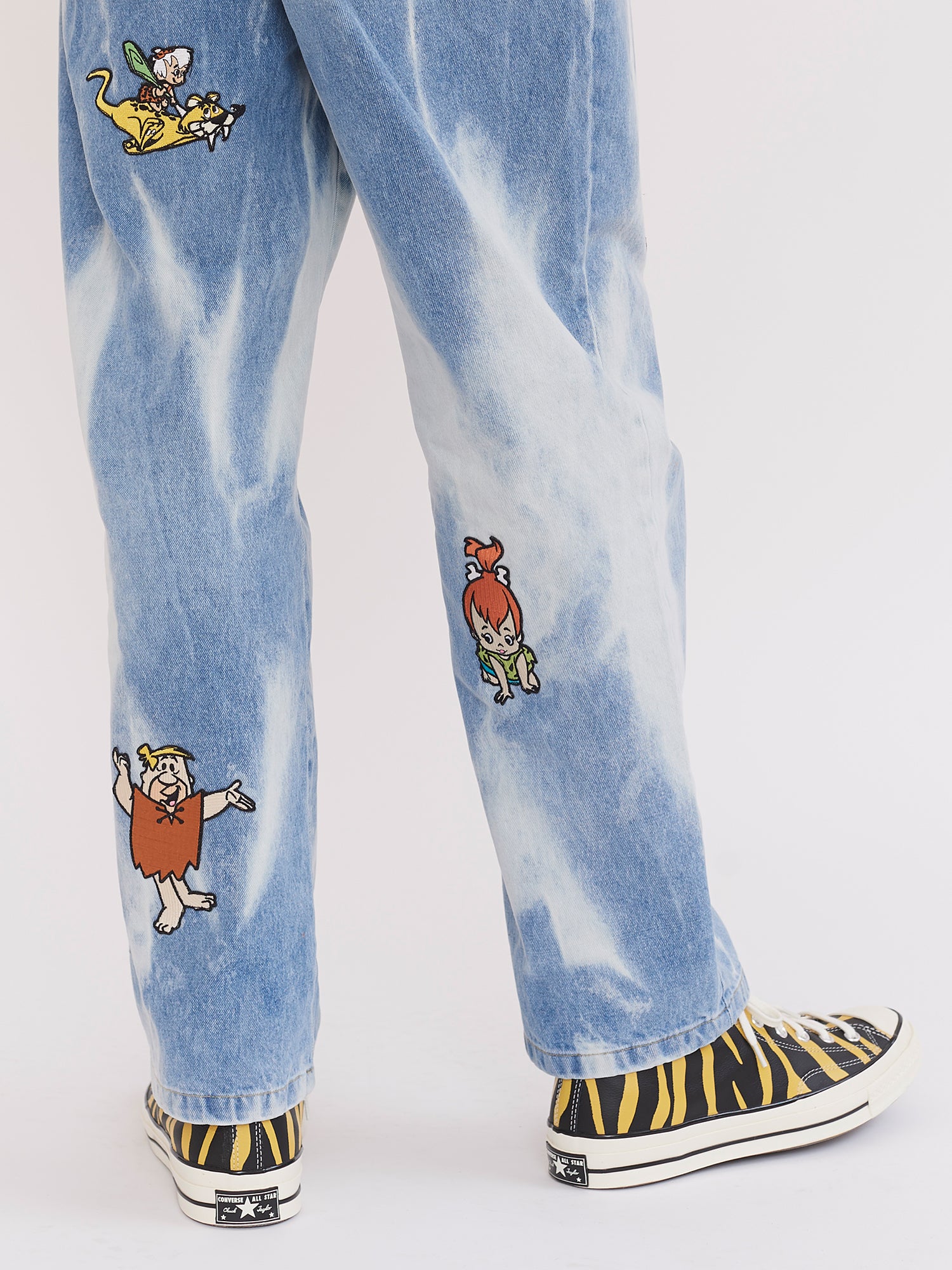 Lazy Oaf x The Flintstones Unisex Bedrock Jeans - Image 7