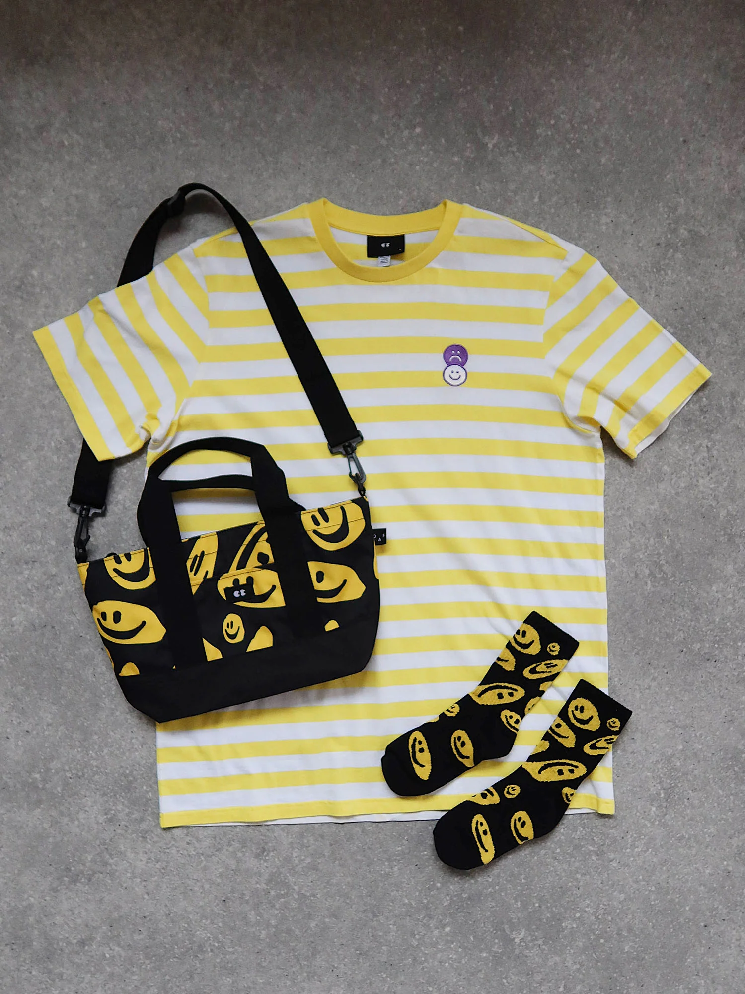 Lazy Oaf Yellow Faced Stripey T-Shirt - Image 6
