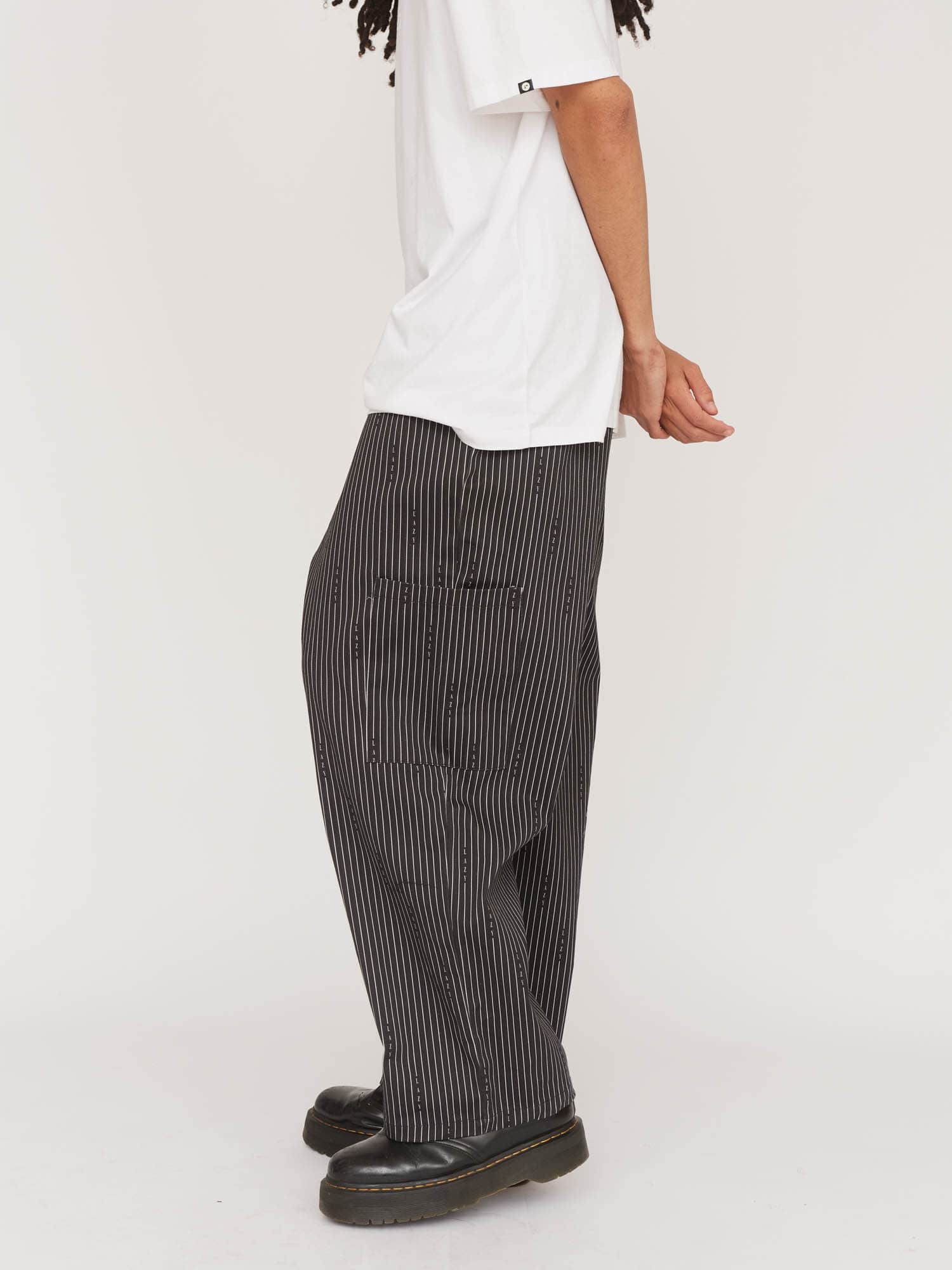 Lazy Pinstripe Trousers - Image 7