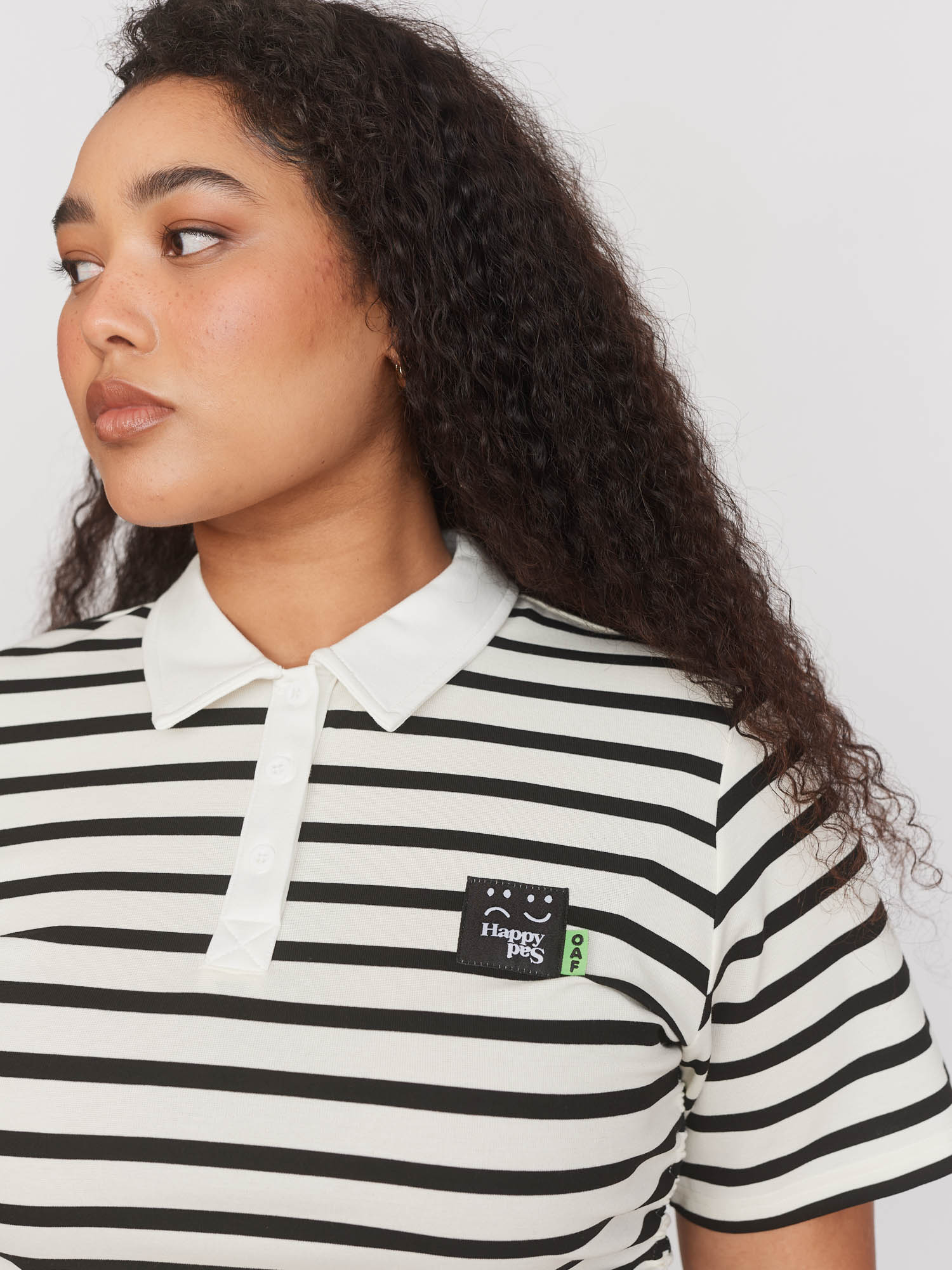 Lazy Rouched Rugby Top - Image 4