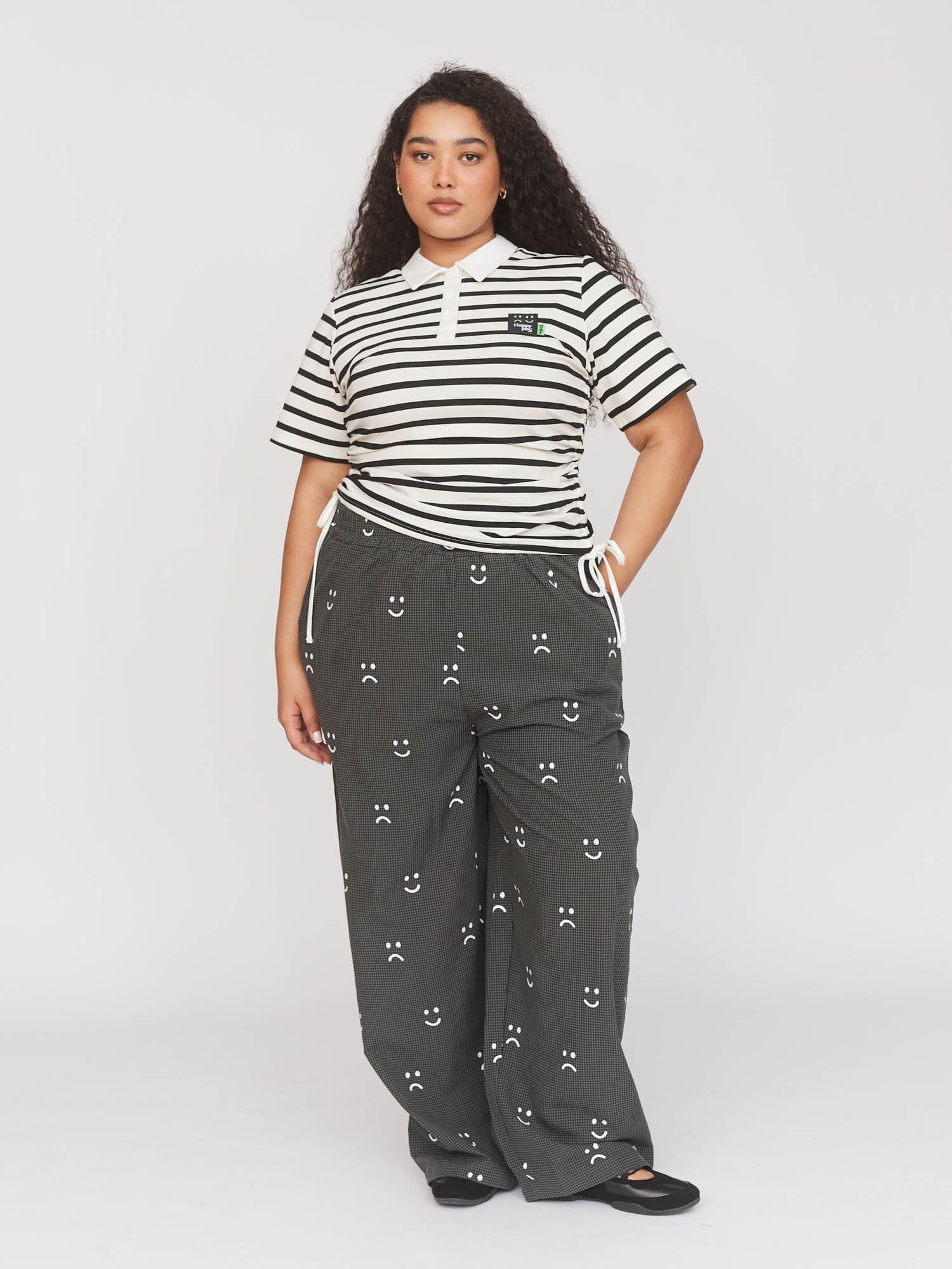 Lazy Rouched Rugby Top - Image 6