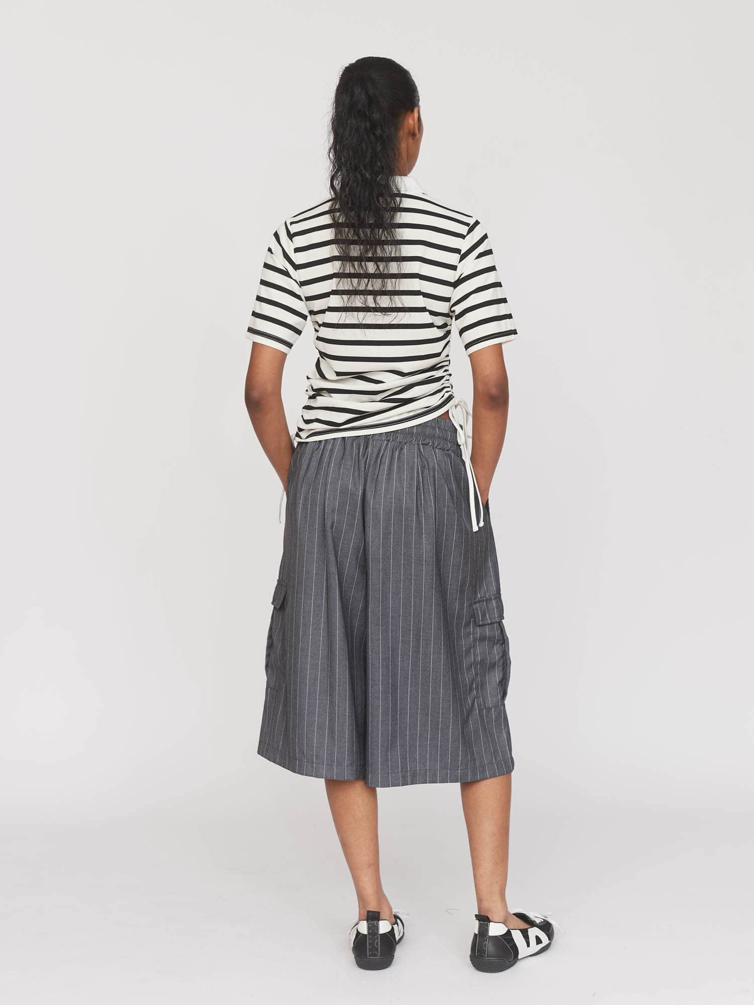 Lazy Rouched Rugby Top - Image 8