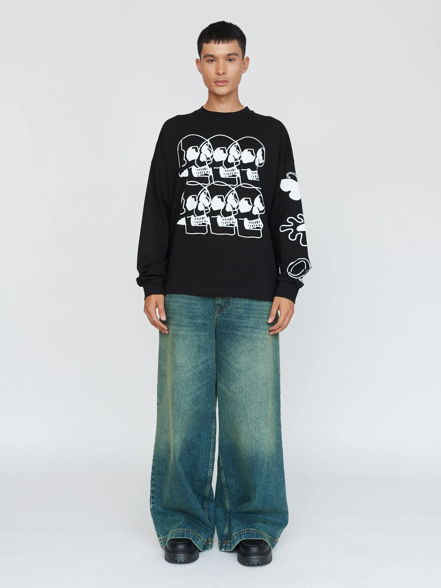 Lazy Skulls Tee - Image 2