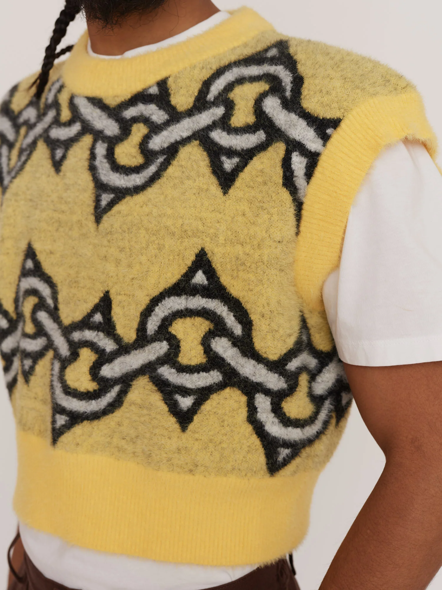 Lemon Chain Knitted Vest - Image 3